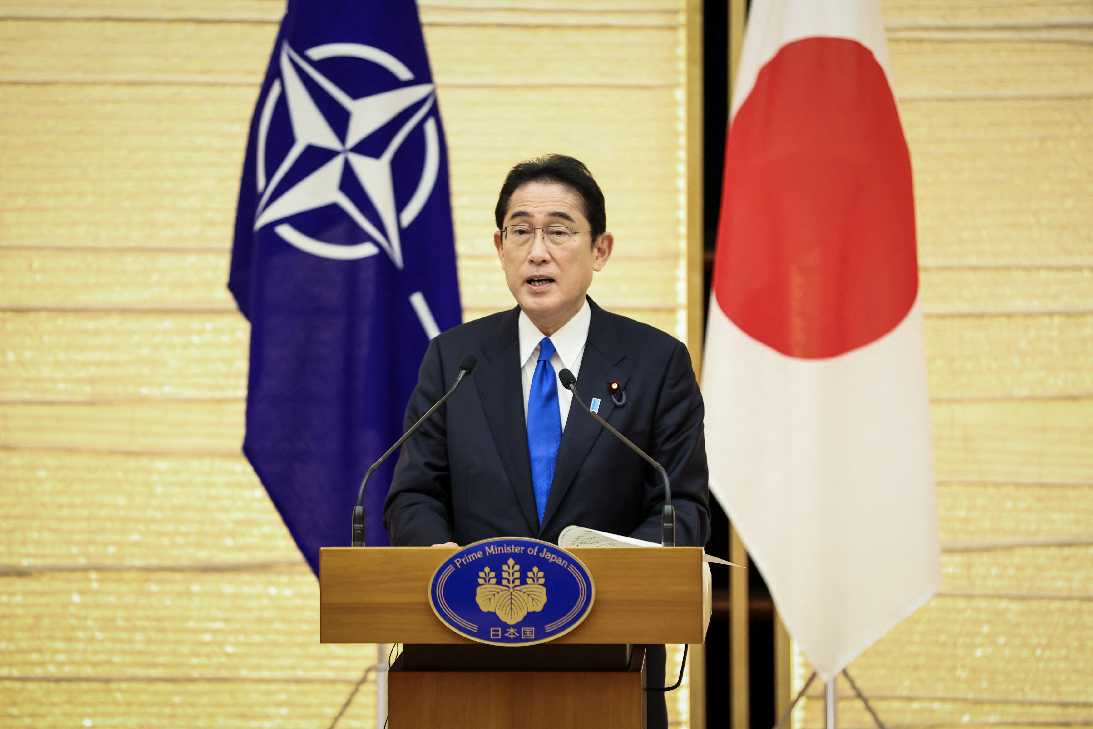 NATO, Japan pledge to strengthen ties in face of 'historic' security ...