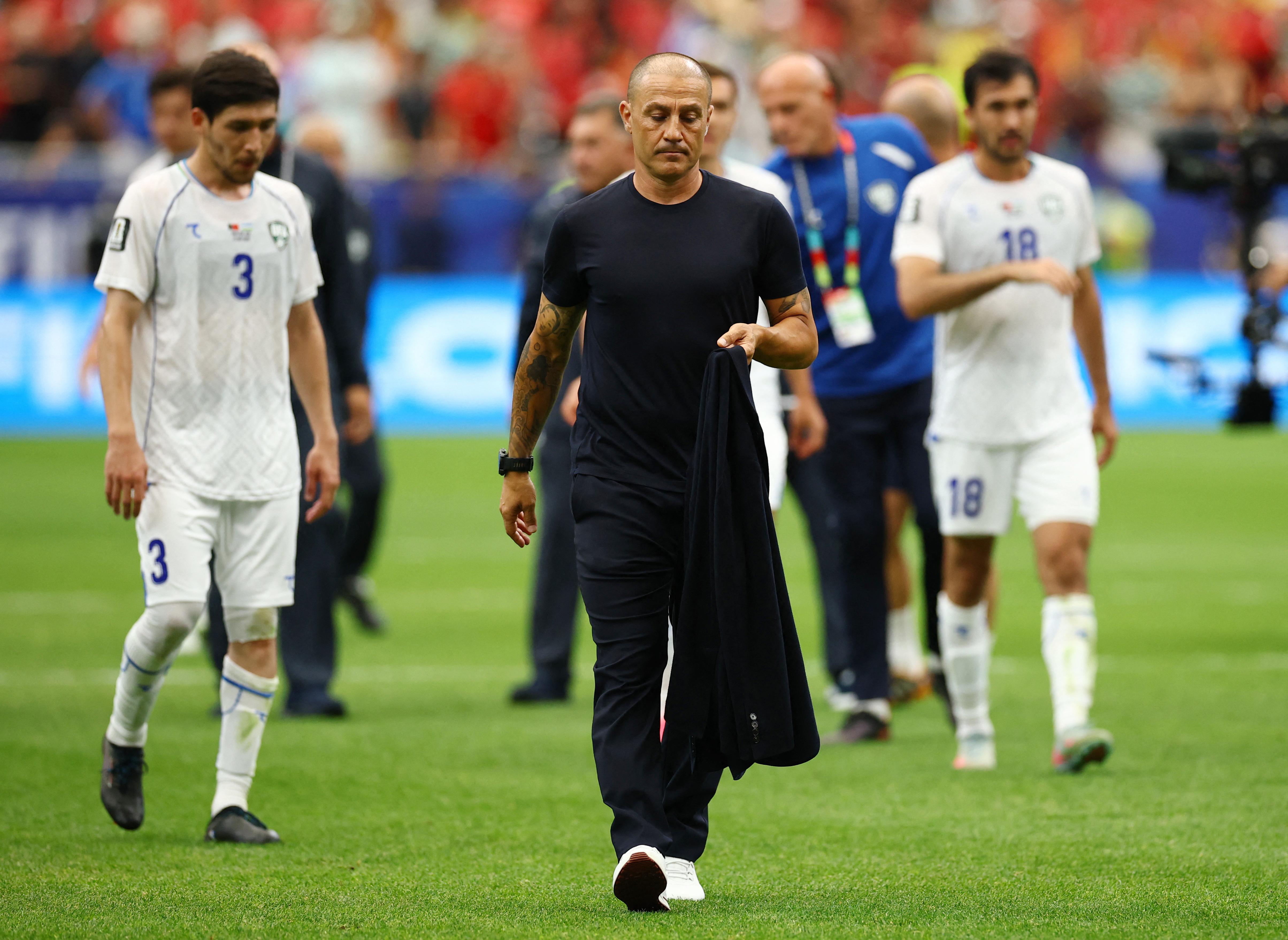 Cannavaro shields Uzbekistan from pressure before targeted Congo