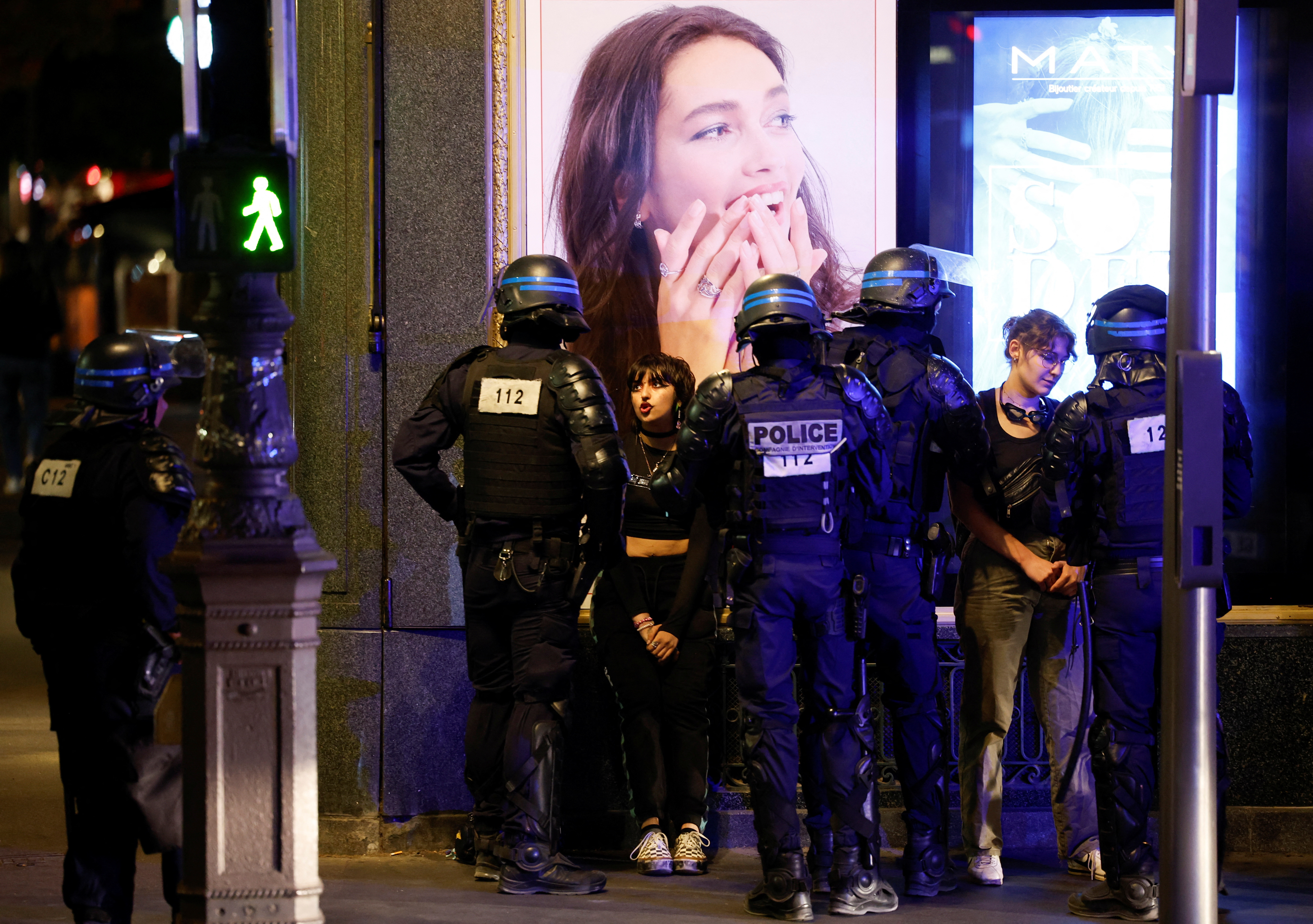 Fourth night of riots after teenager shot dead by police in Paris suburb
