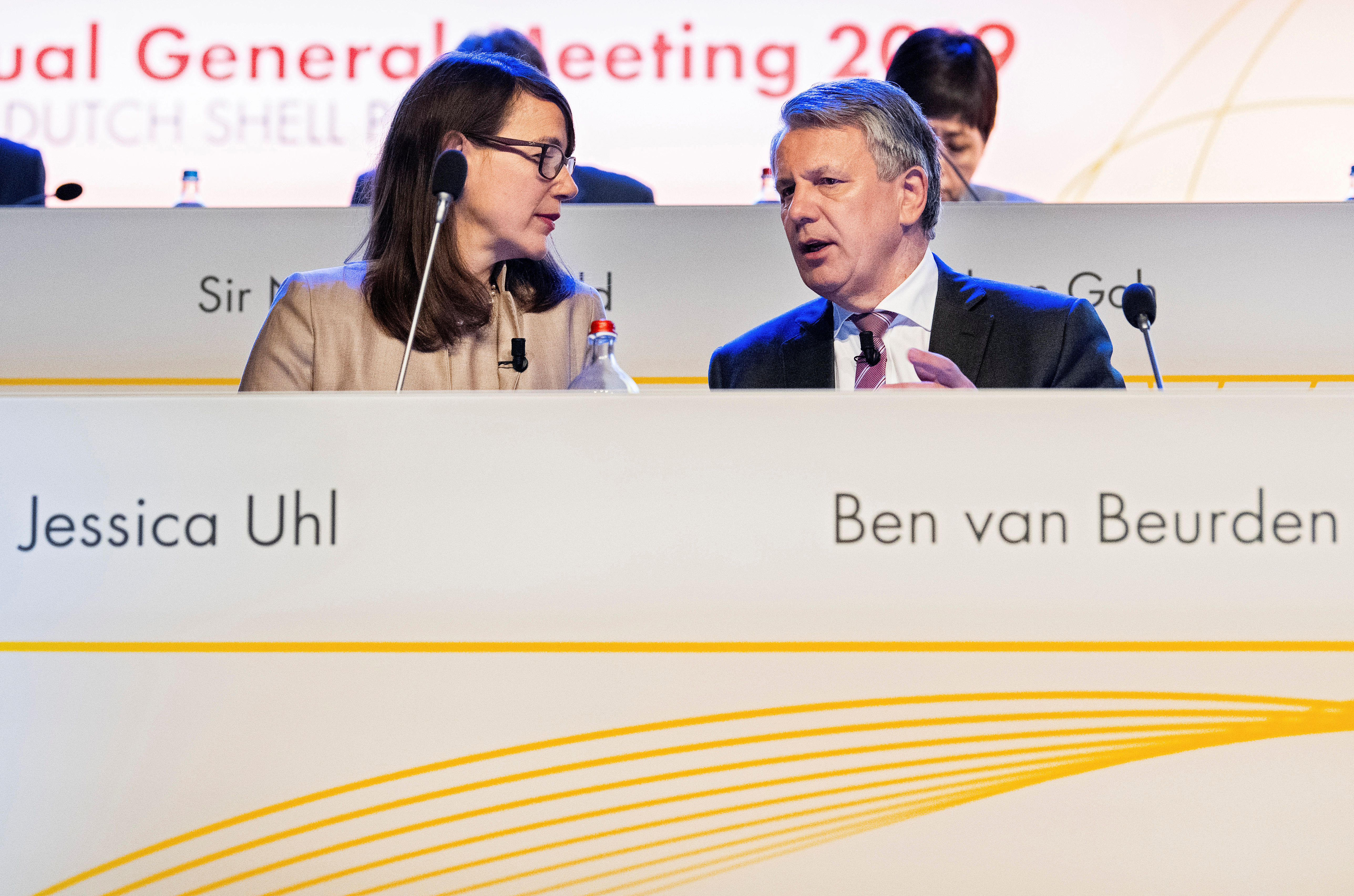 The annual general meeting of Shell in Scheveningen