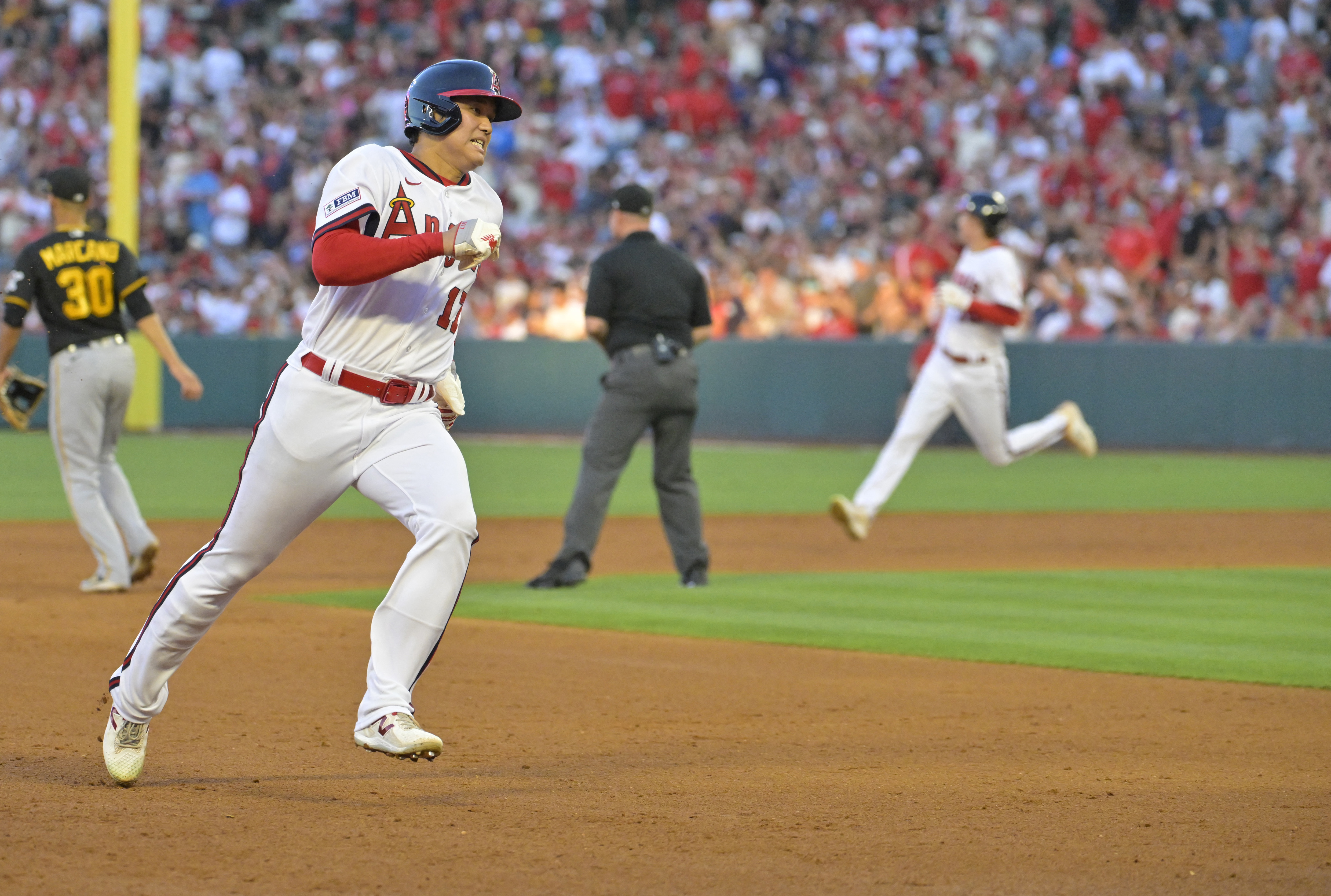 Angels' Shohei Ohtani blasts 36th home run in victory over Pirates – Orange  County Register