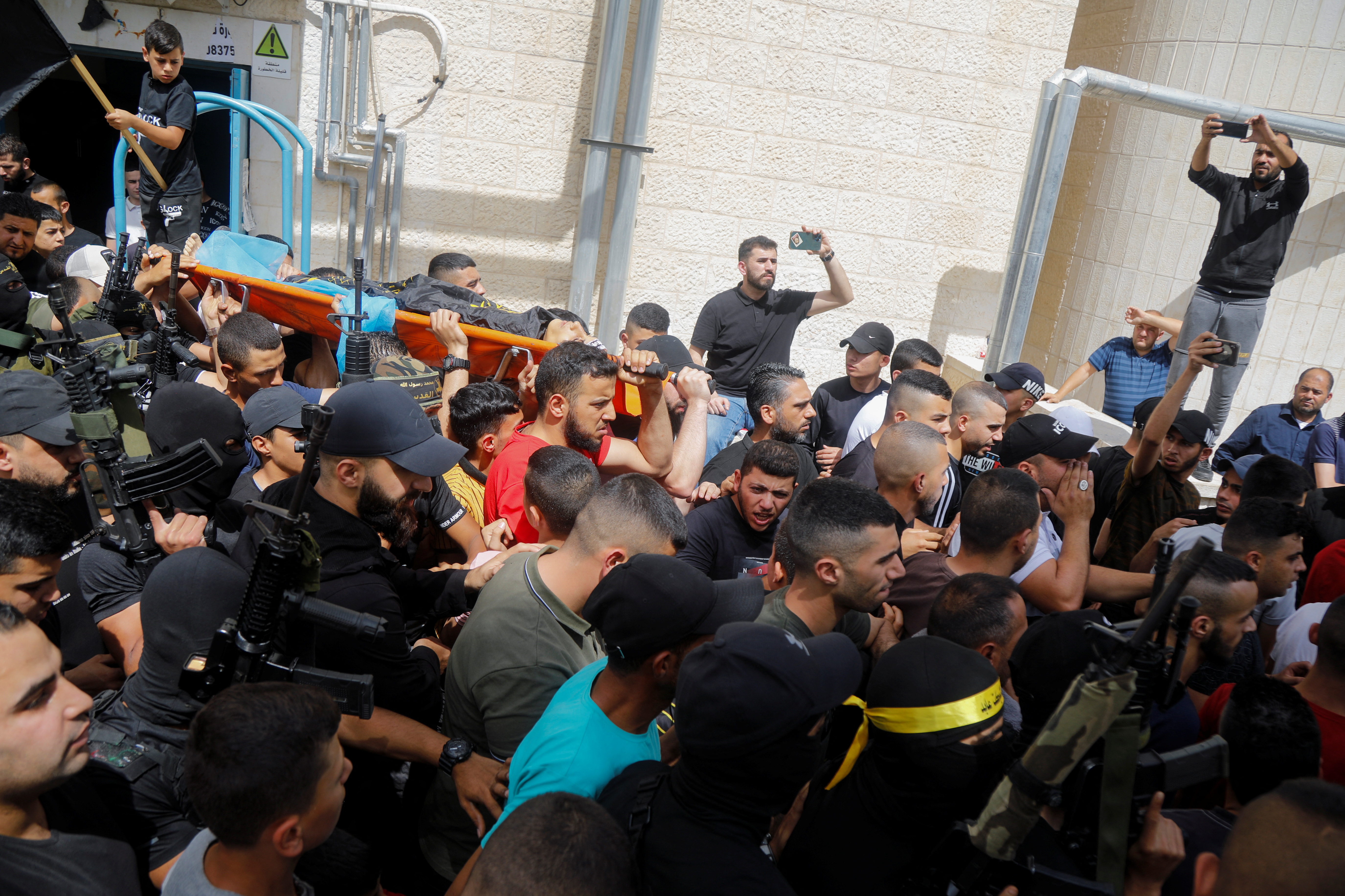 Funeral of Palestinian killed during Israeli raid in West Bank