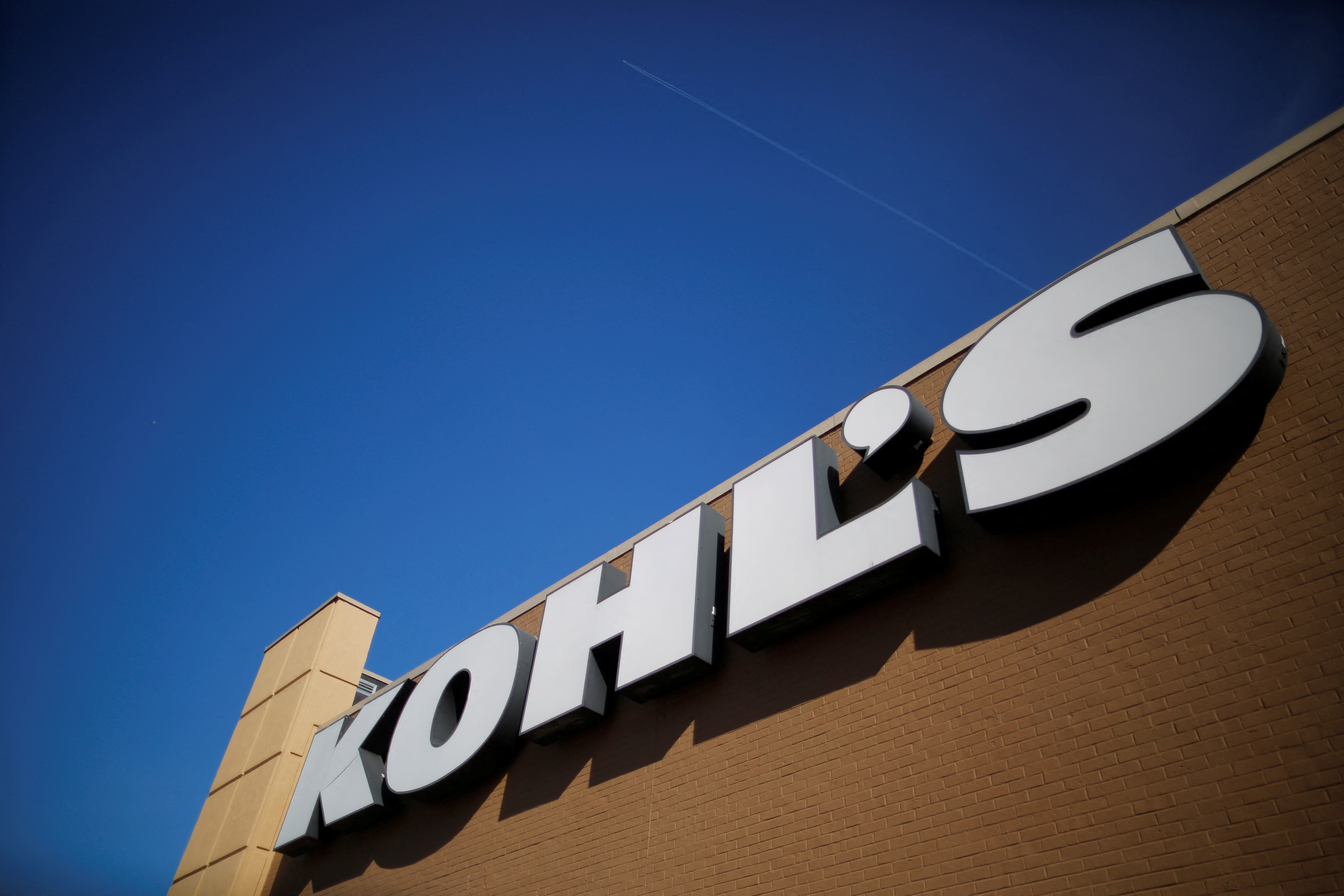 A sign marks a Kohl's store in Medford