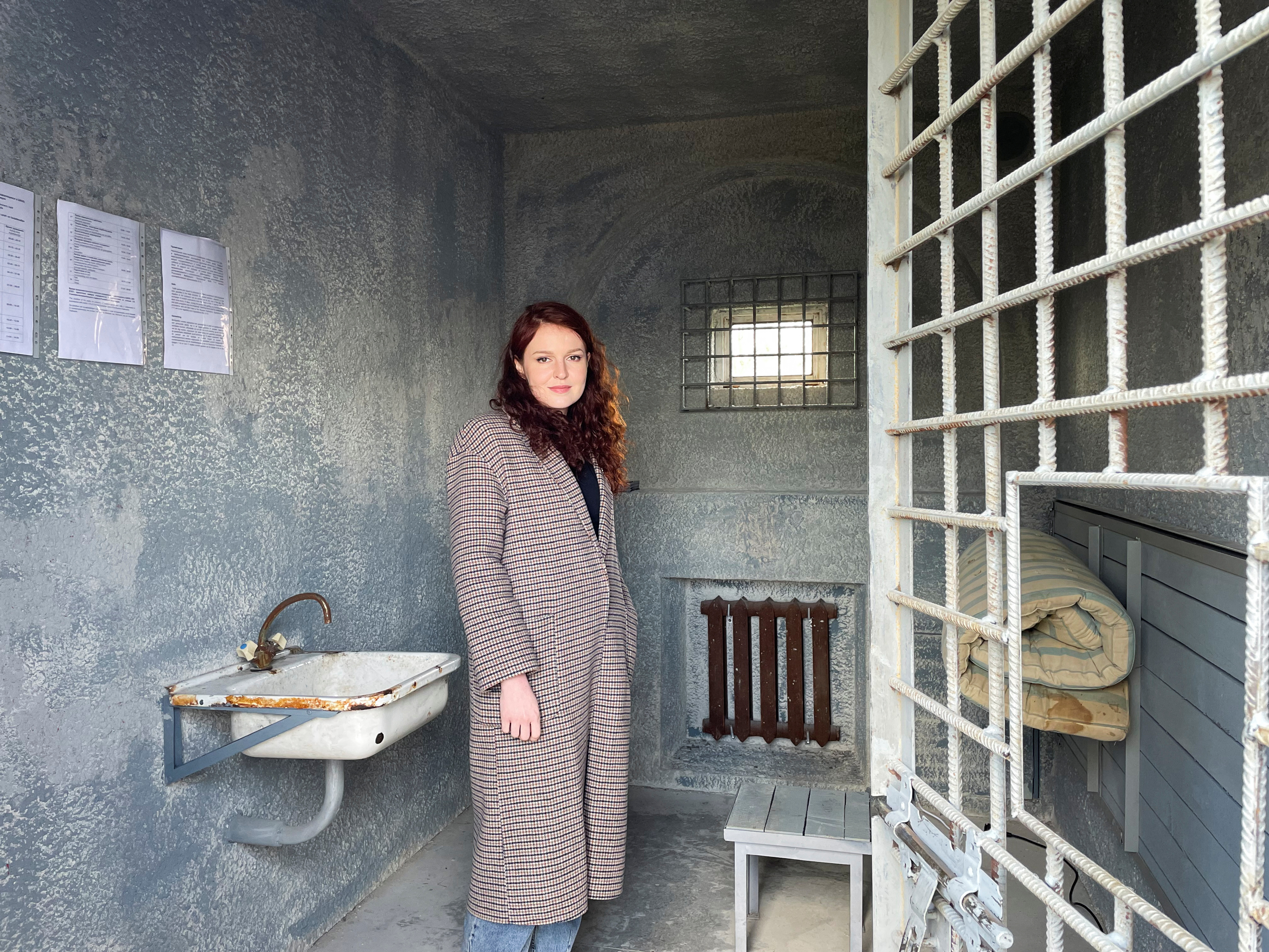 Replica of Kremlin critic Navalny's cell on display at Dutch exhibit