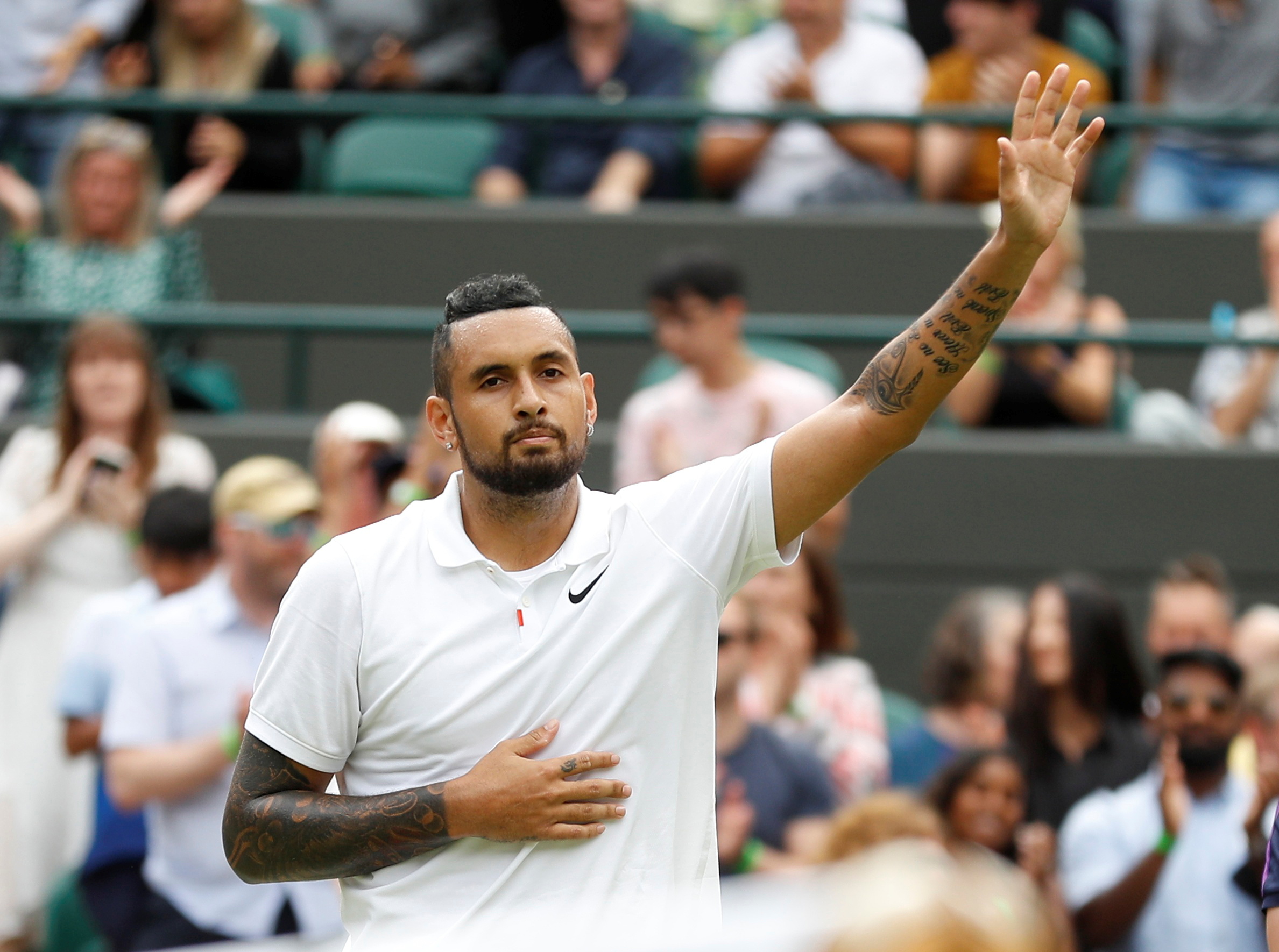 Kyrgios pulls out of U.S. Open tuneup event with knee pain Reuters