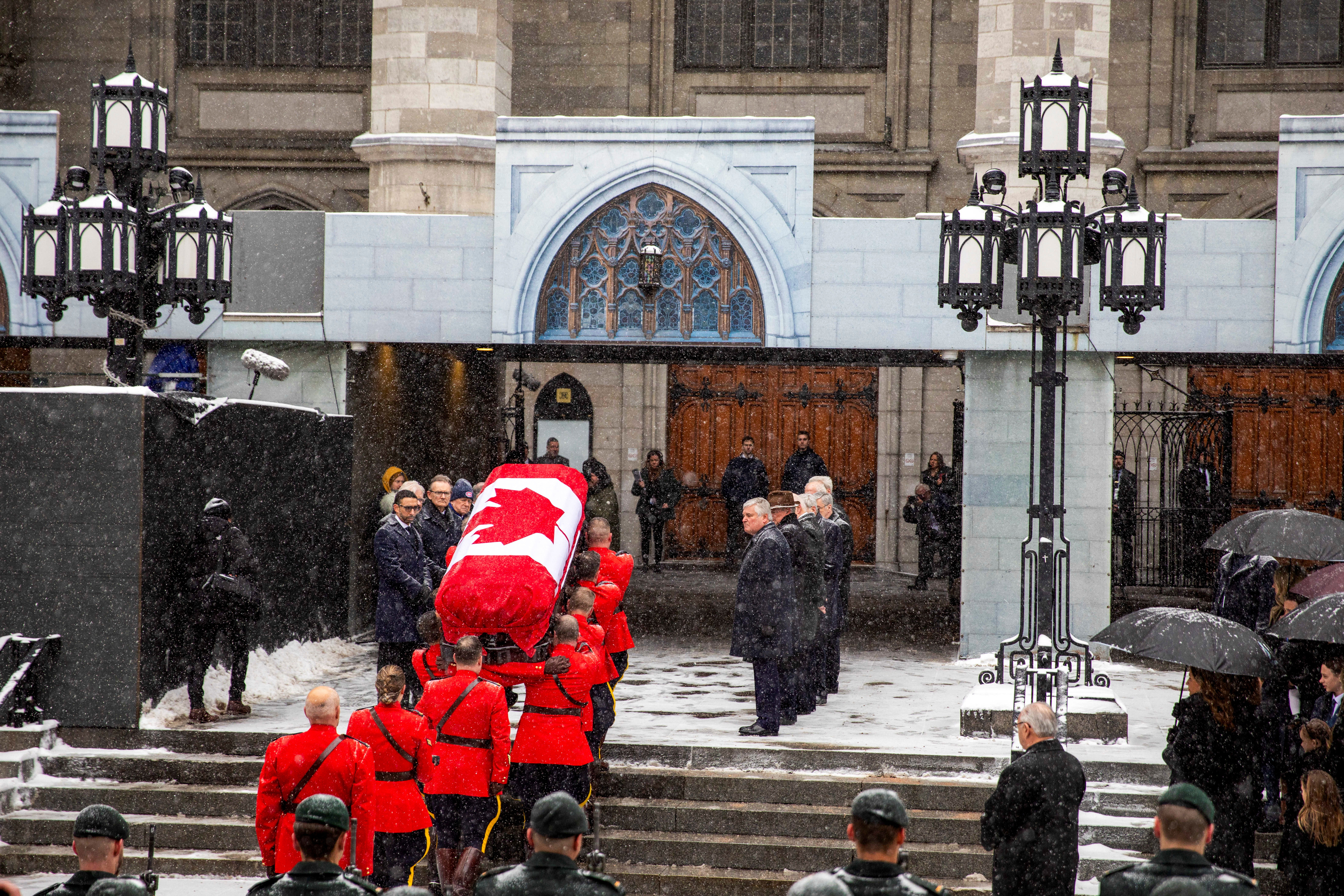 Funeral of late former Canadian Prime Minister Brian Mulroney, in Montreal