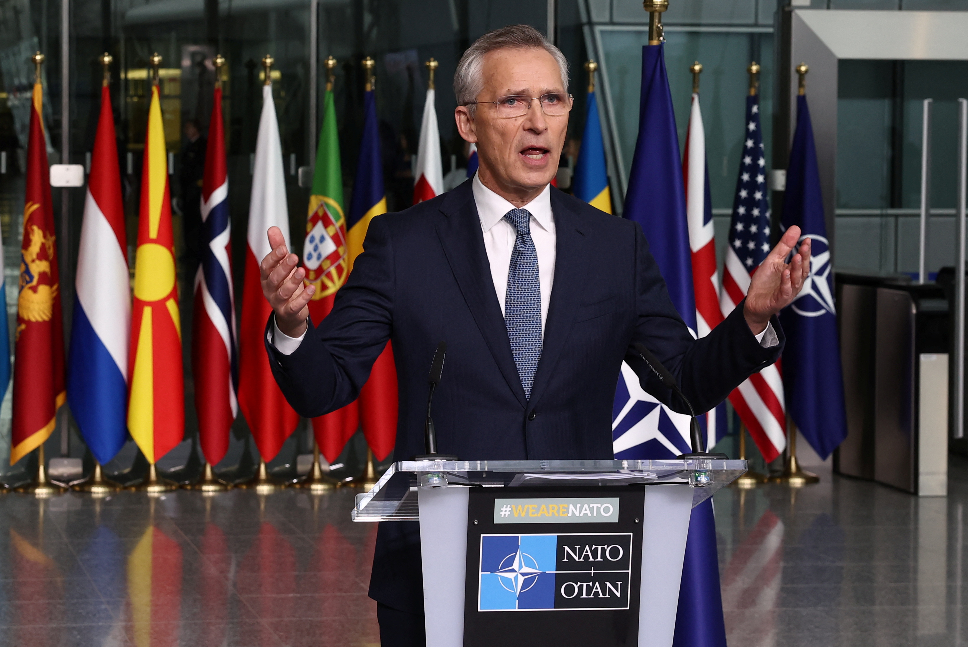 Responding to pope, NATO boss says Ukraine needs weapons, not white ...