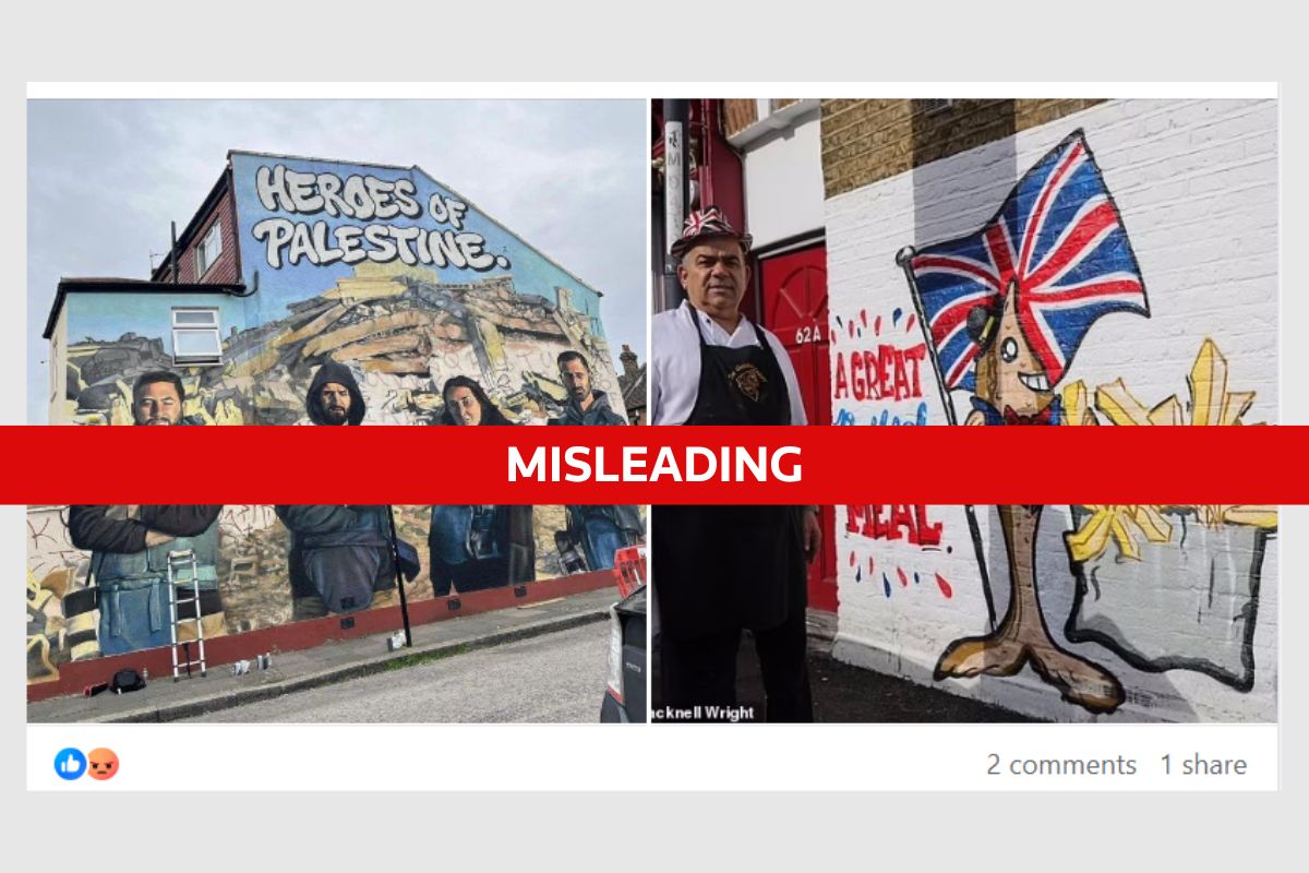 Fact Check: Claims of double standards over murals in London are misleading