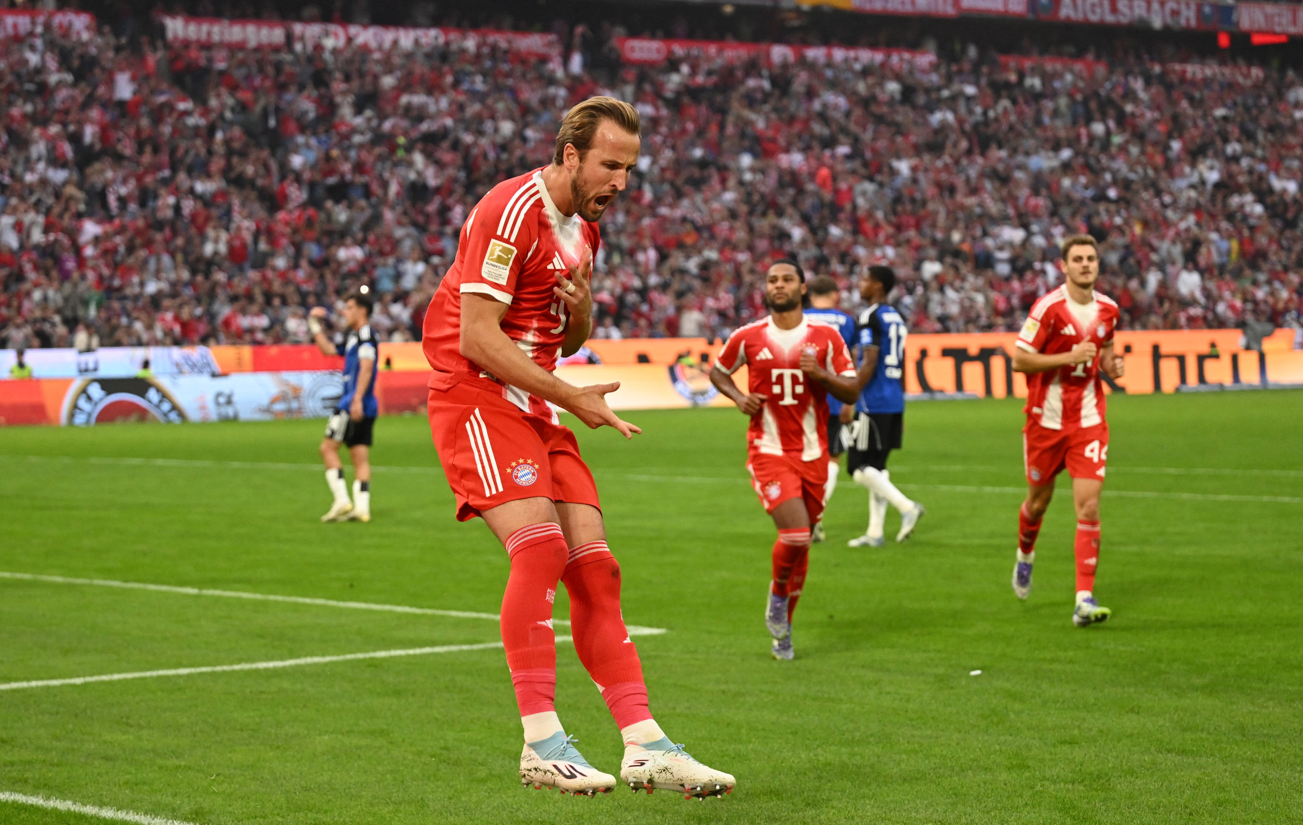 サッカー＝バイエルンが5得点で圧勝、ケーンが2ゴールの活躍 | ロイター