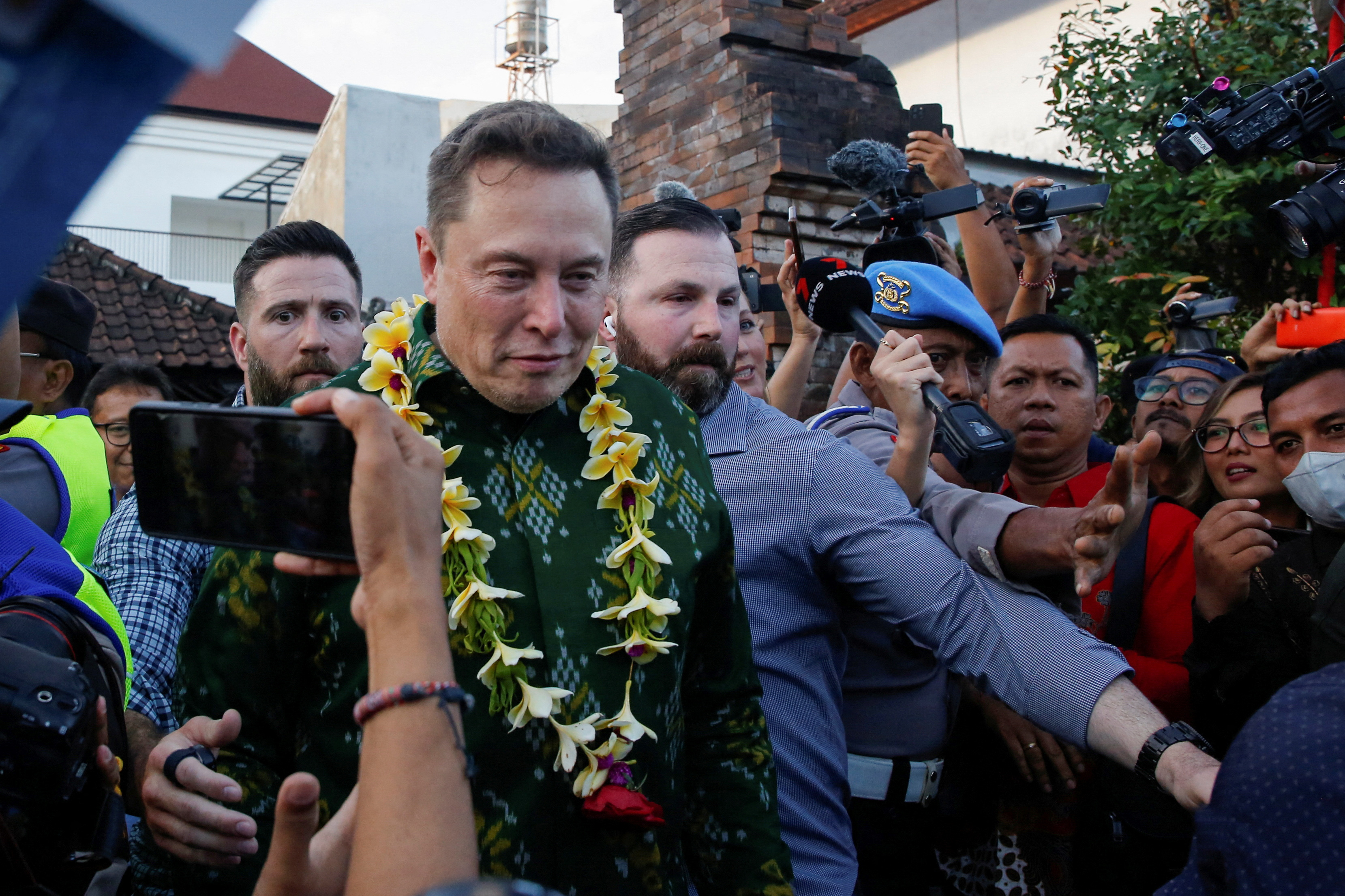 Musk launches SpaceX Starlink internet service in Bali