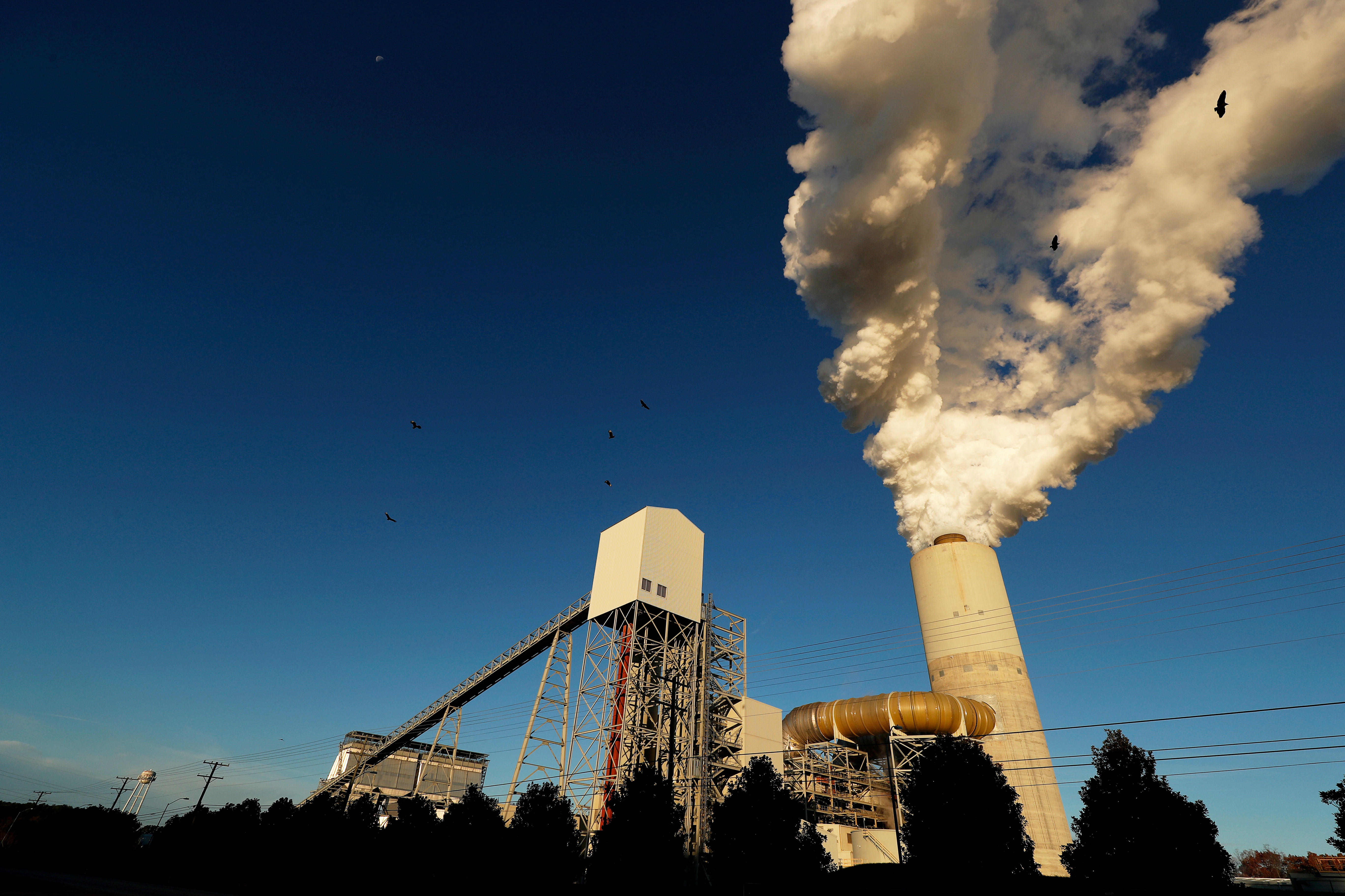 A view of Duke Energy's Marshall Power Plant in Sherrills Ford, North Carolina, U.S. November 29, 2018.  REUTERS/Chris Keane/File Photo