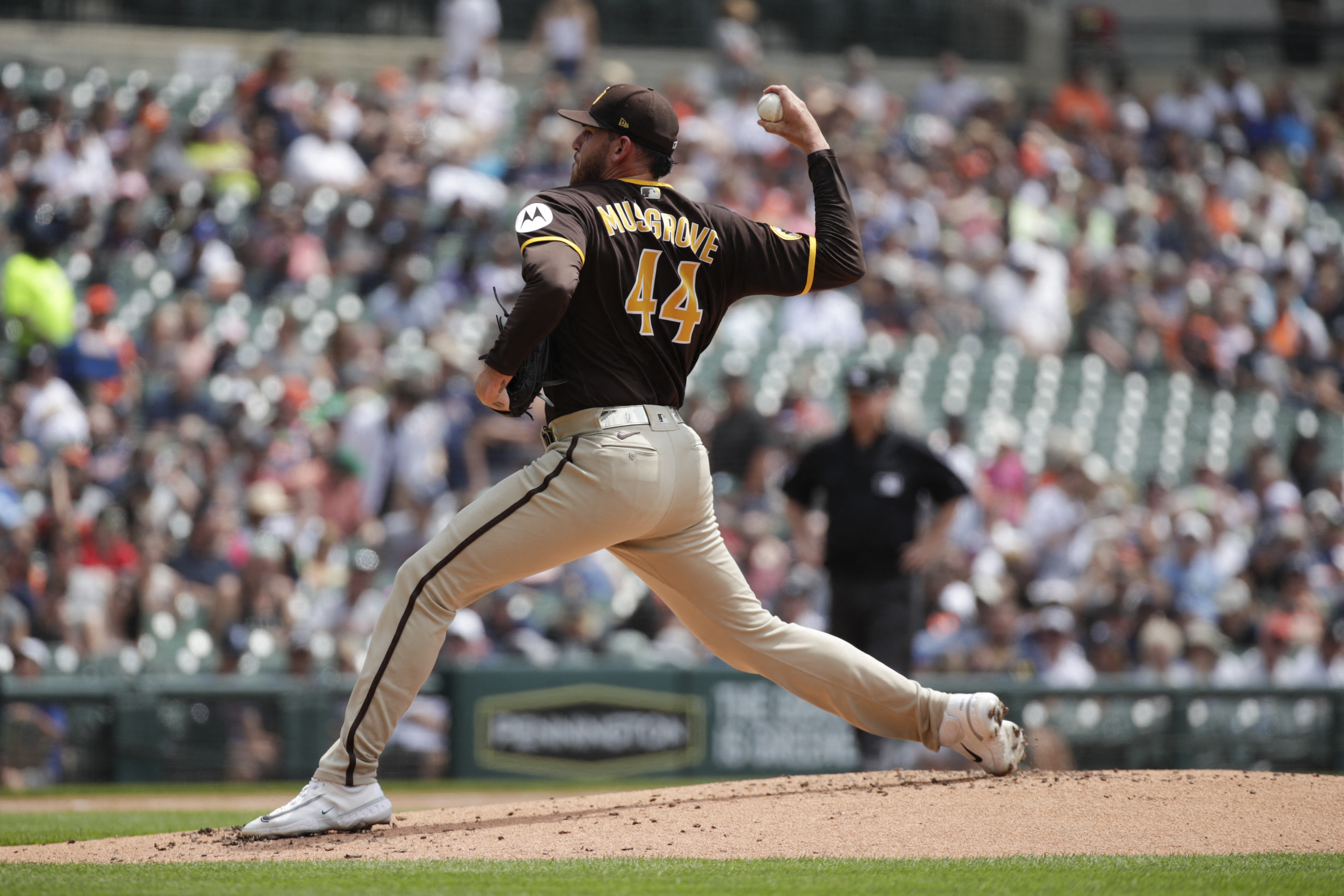 San Diego Padres - Lining up for the Sunday series finale.