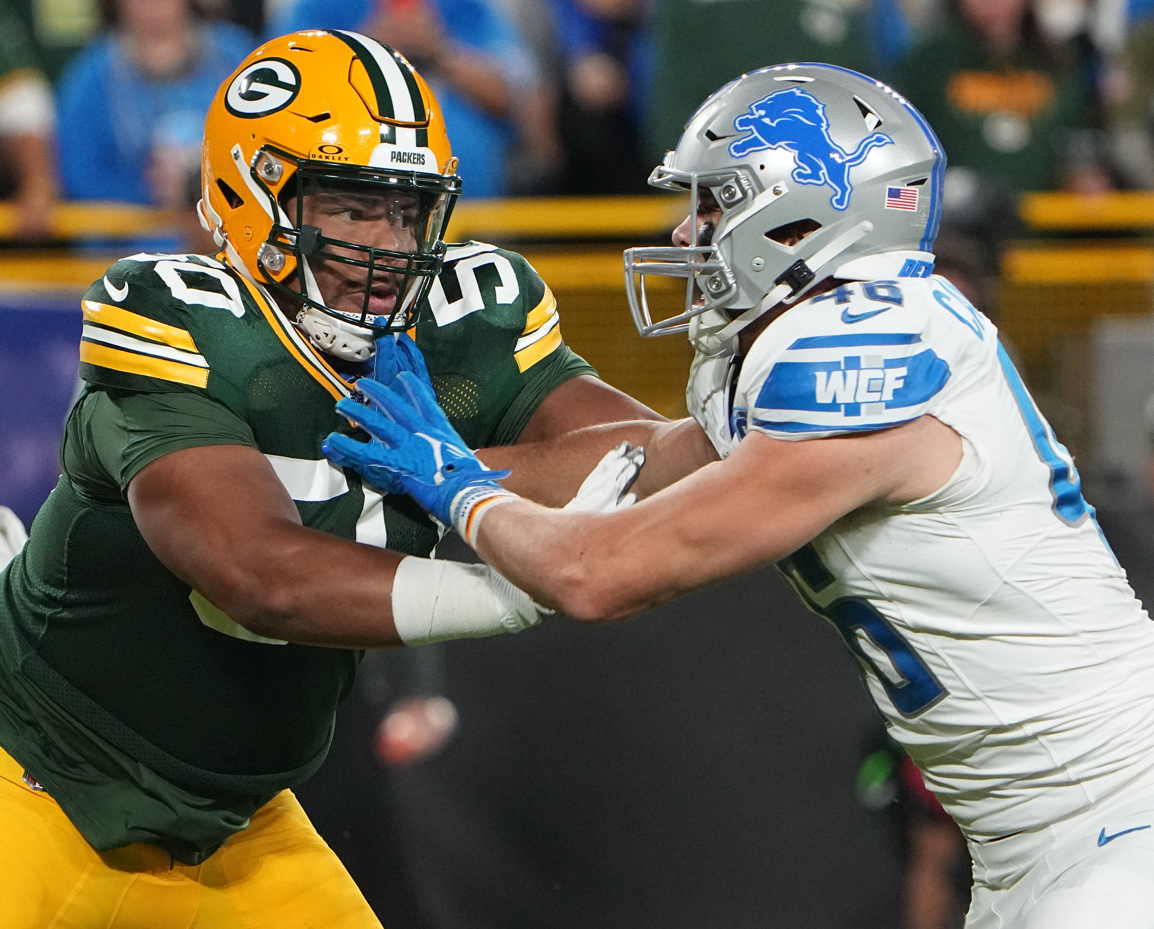 David Montgomery helps Lions top Packers, move into first in NFC North