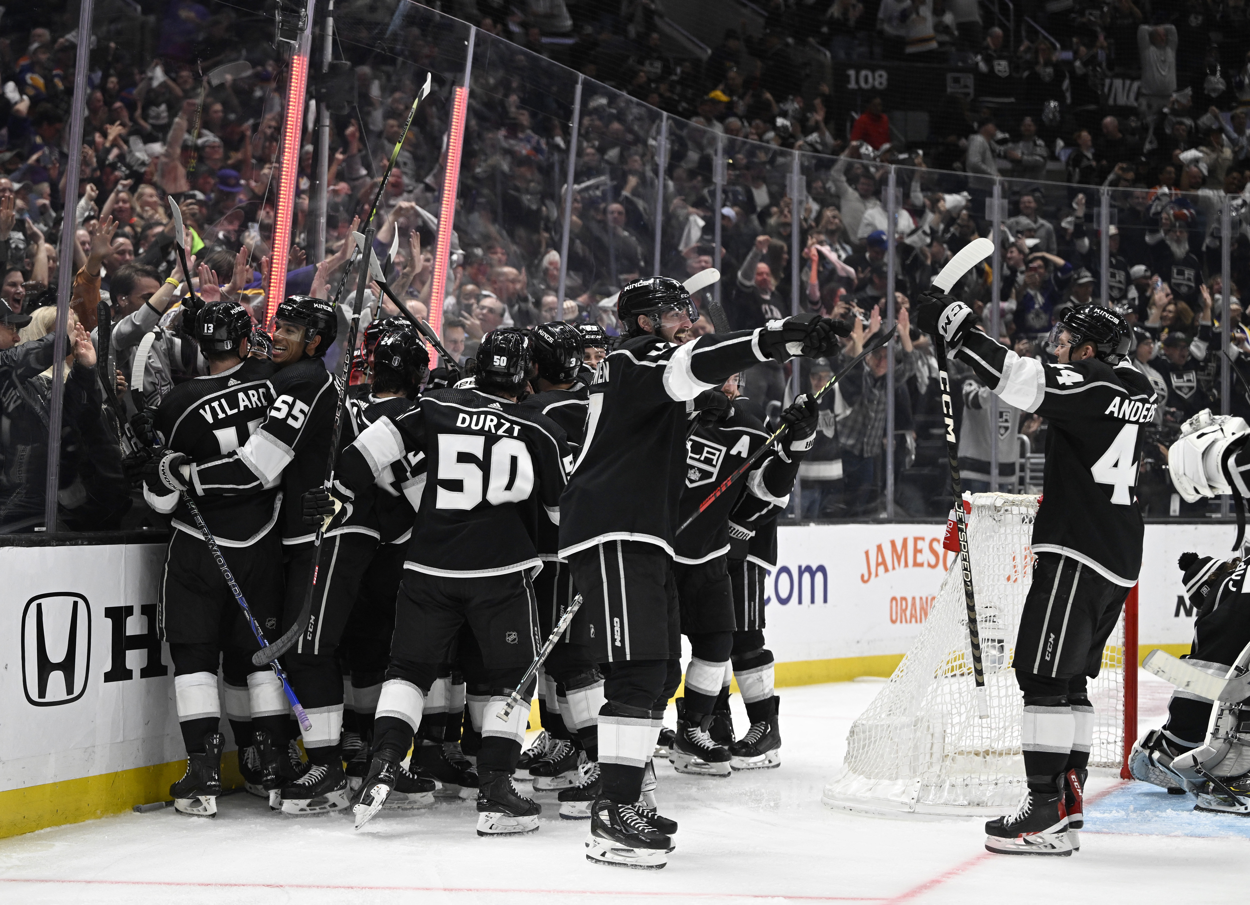 Trevor Moore makes California history in Kings' NHL playoff win