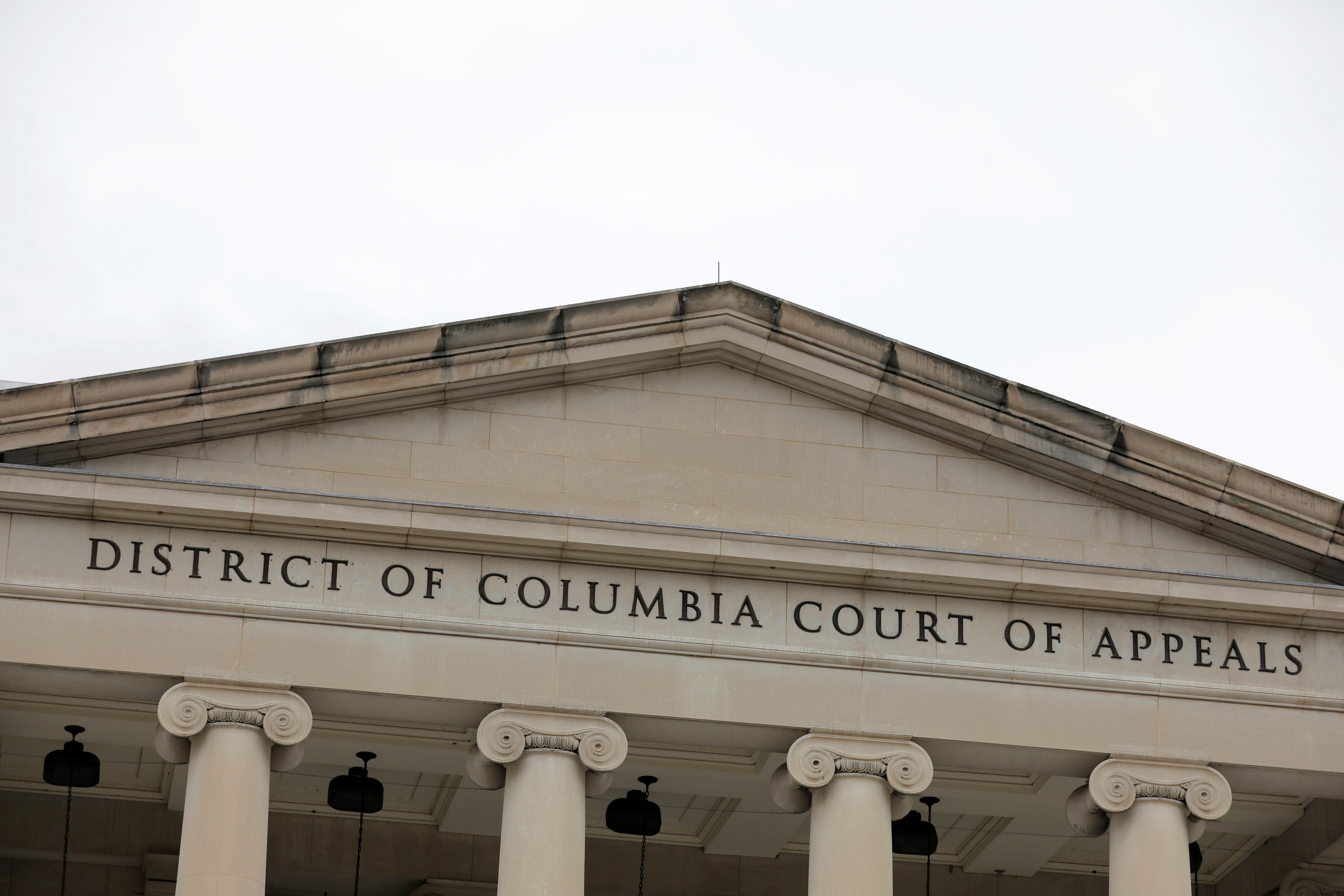 The District of Columbia Court of Appeals is seen in Washington