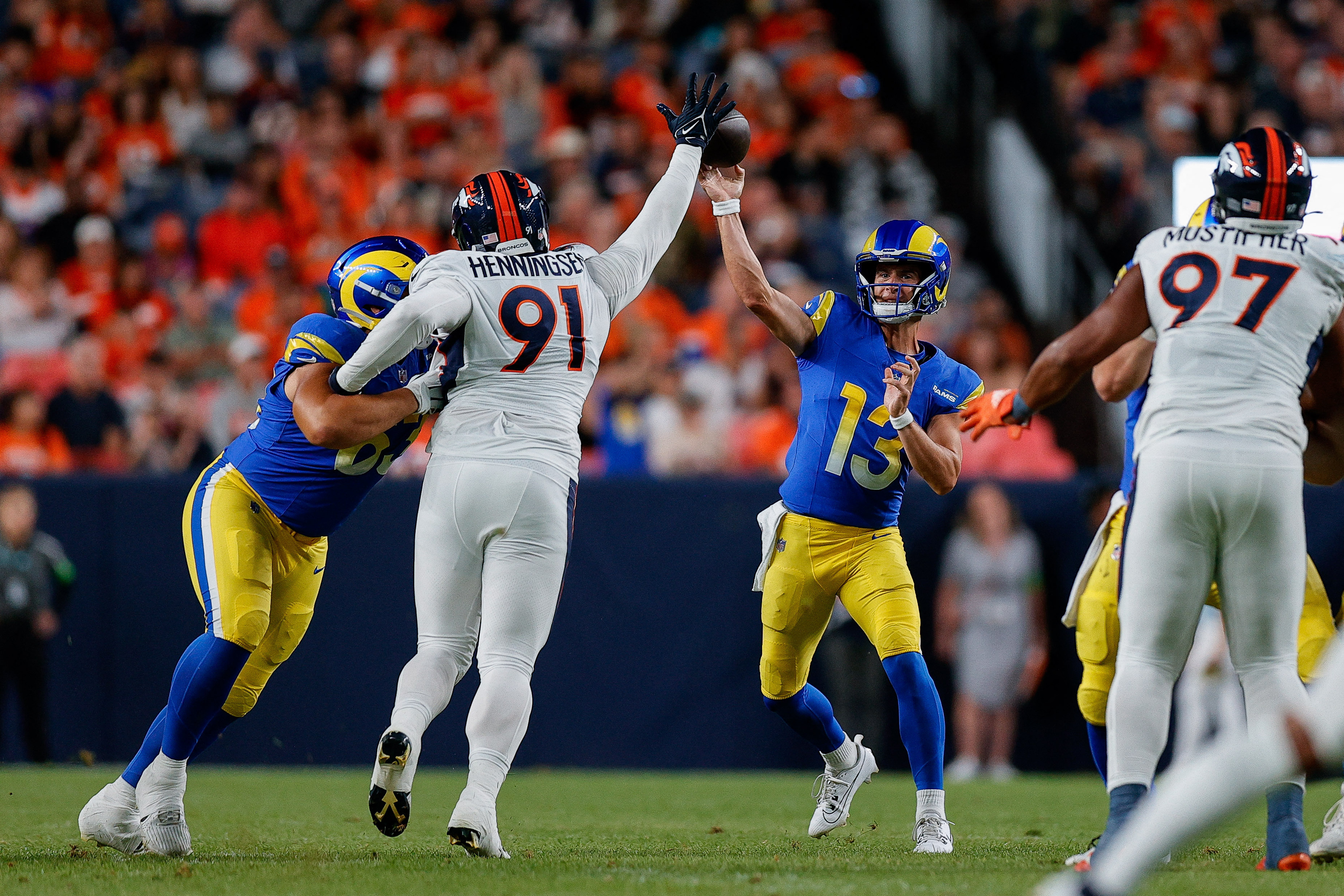 Broncos finish preseason with 41-0 rout of Rams