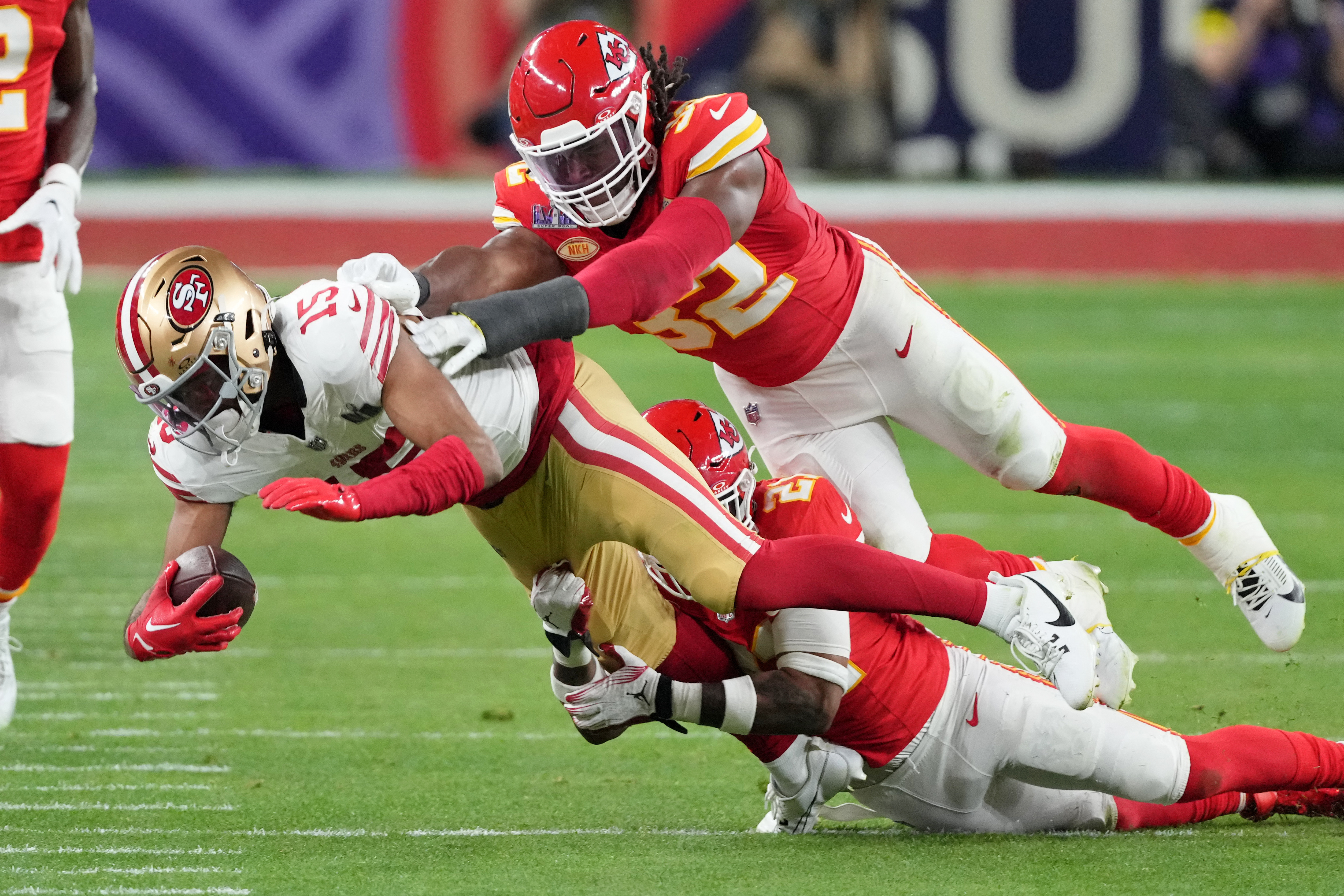 Chiefs' Nick Bolton fined for Super Bowl horse-collar tackle