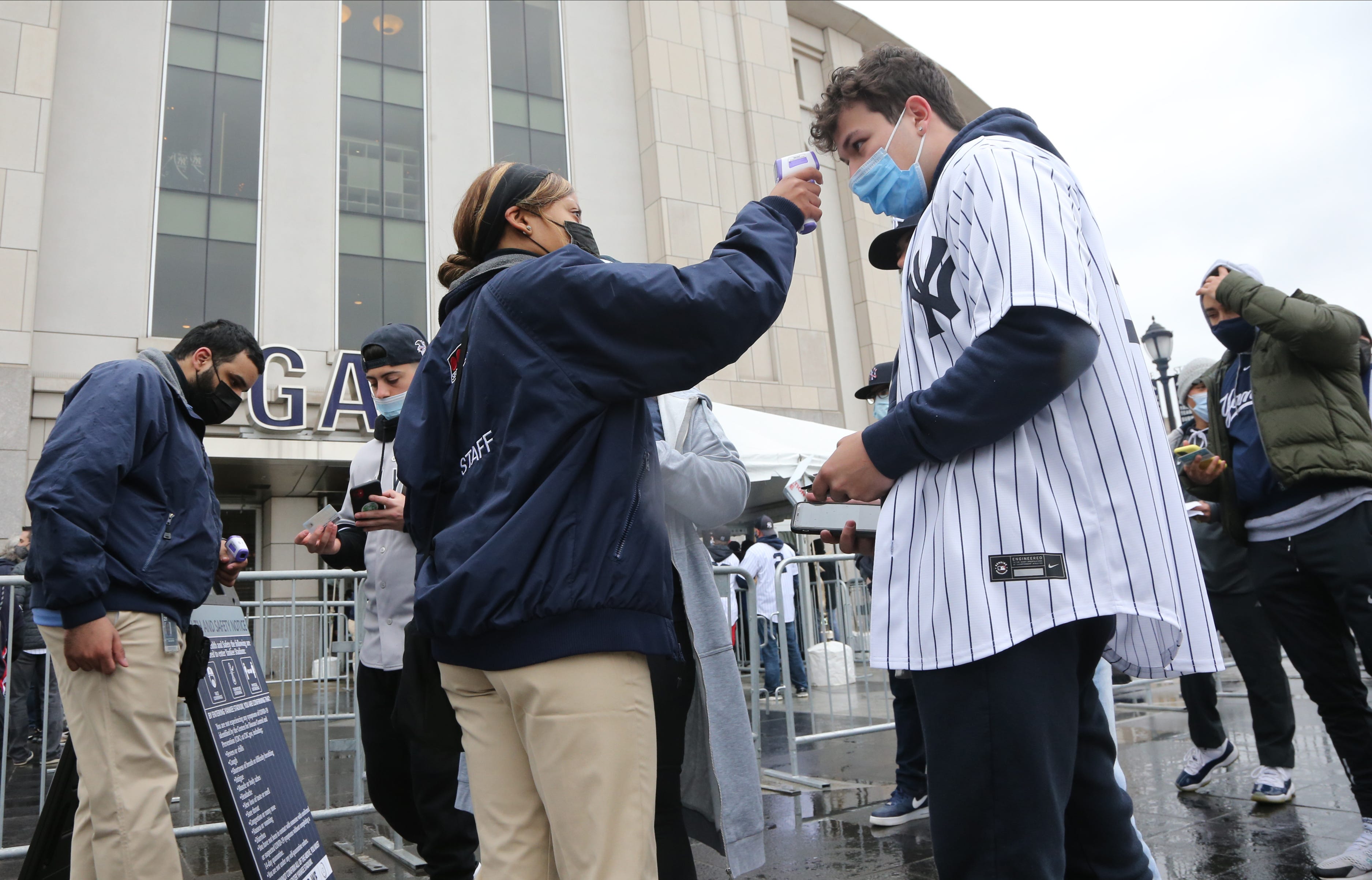 New York Yankees fans celebrate Opening Day online