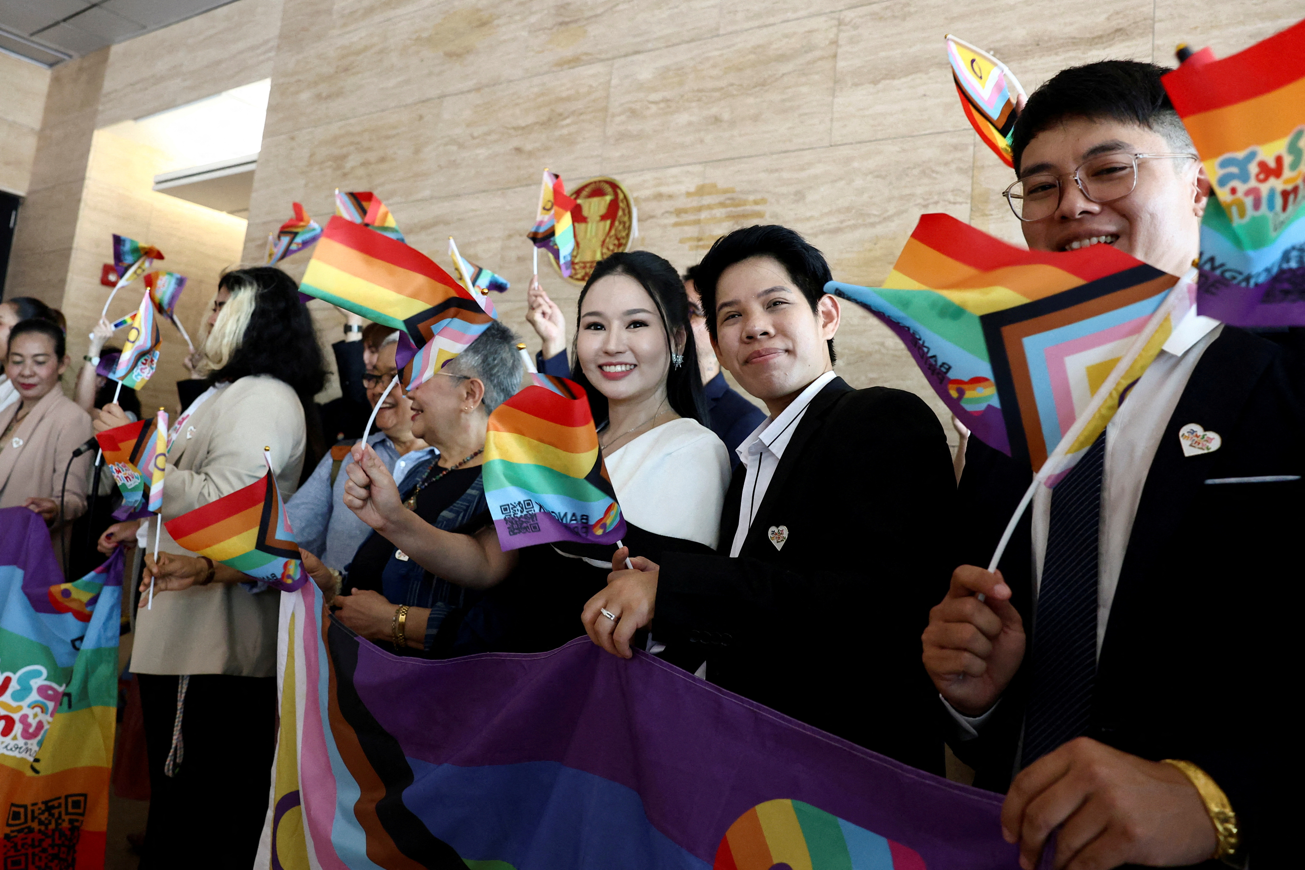 The passing of the marriage equality bill in its second and third readings by the Senate in Bangkok