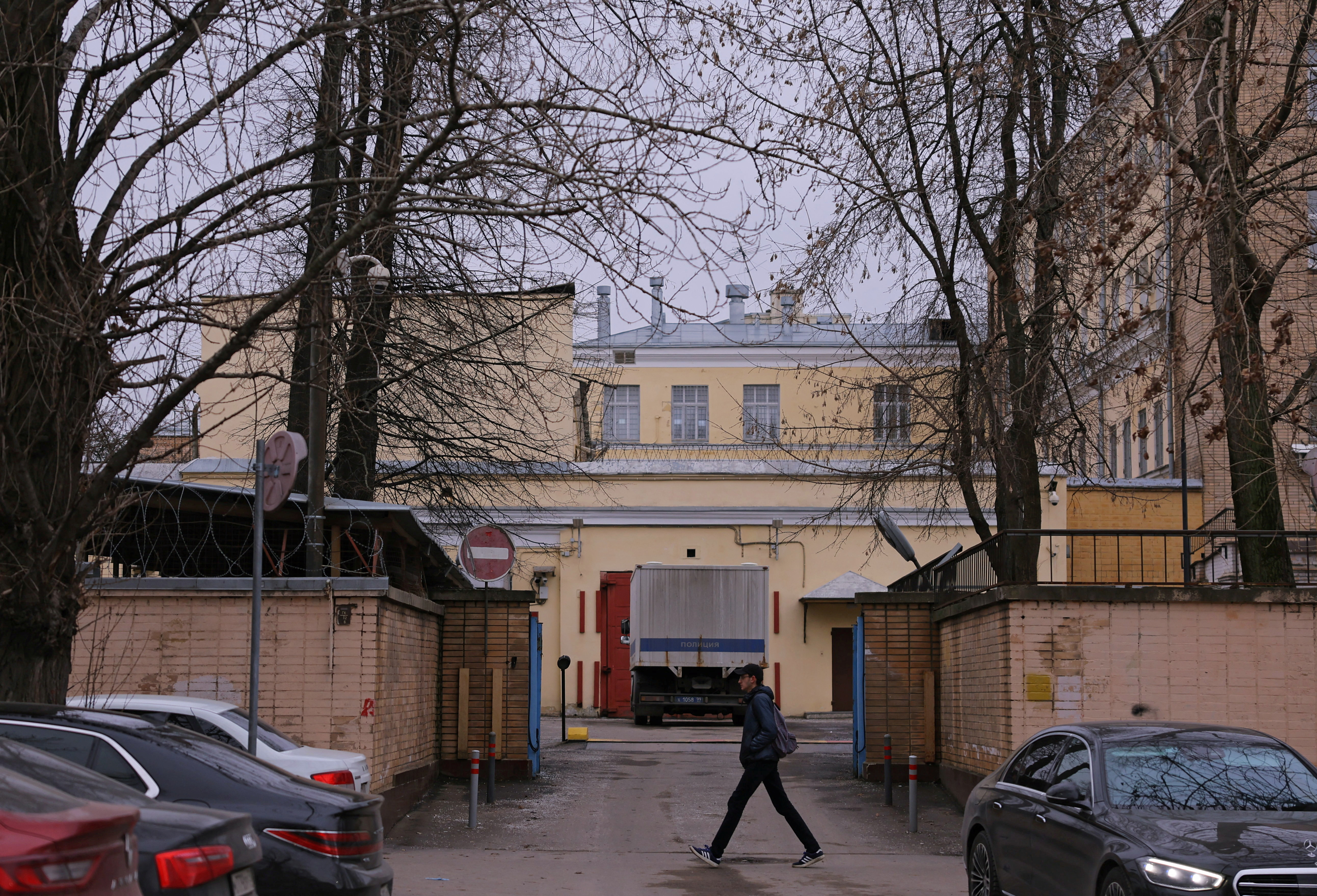 A view shows Lefortovo pre-trial detention centre in Moscow
