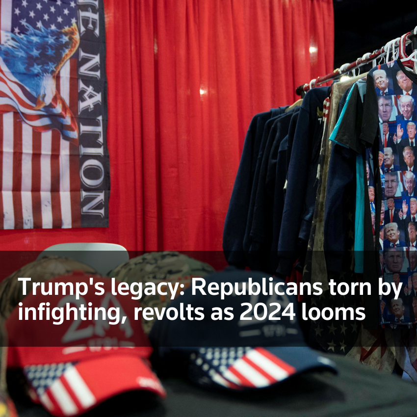 El legado de Trump: republicanos desgarrados por luchas internas y revueltas a medida que se avecina 2024