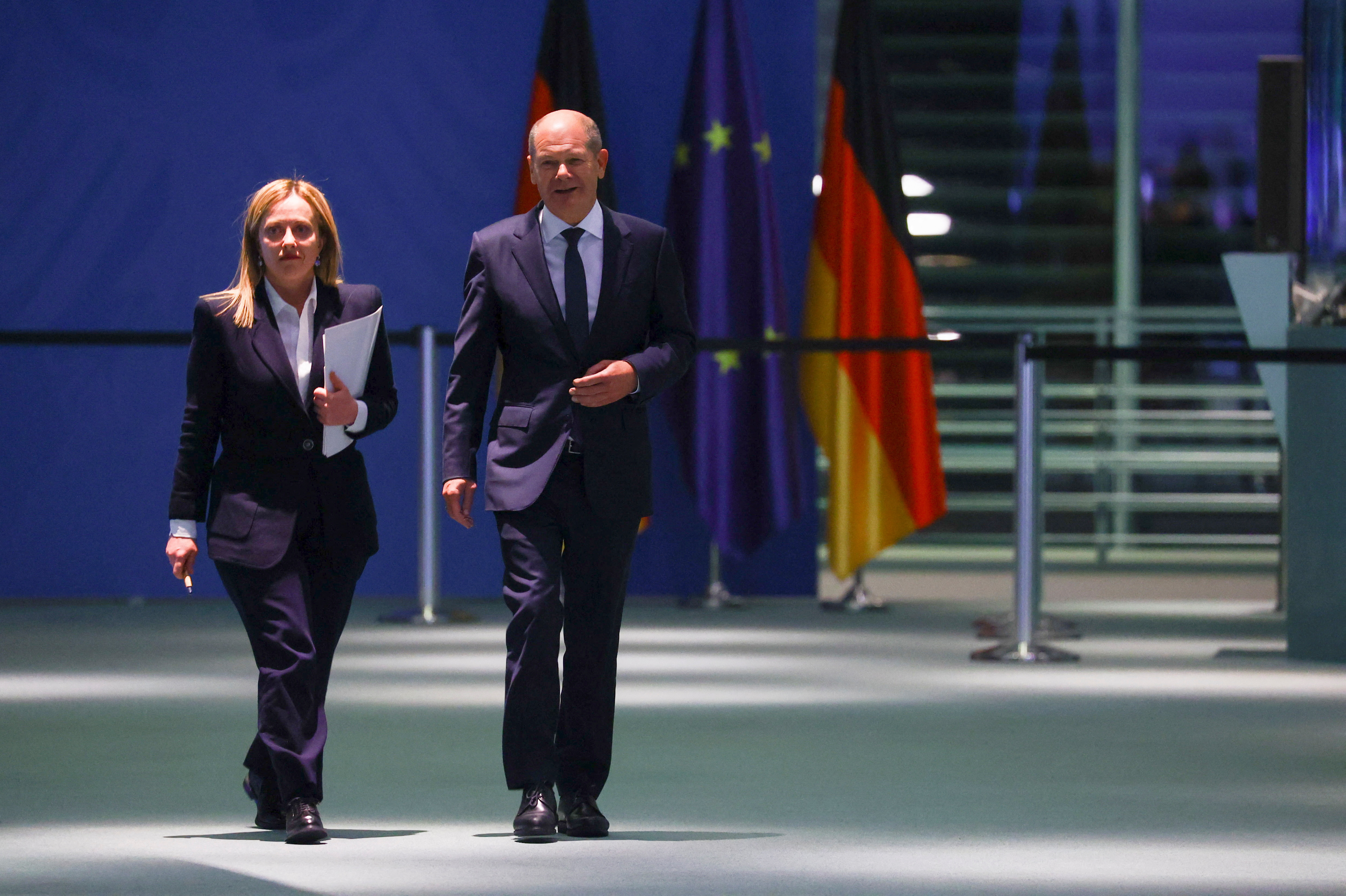 Italian Prime Minister Meloni visits Germany