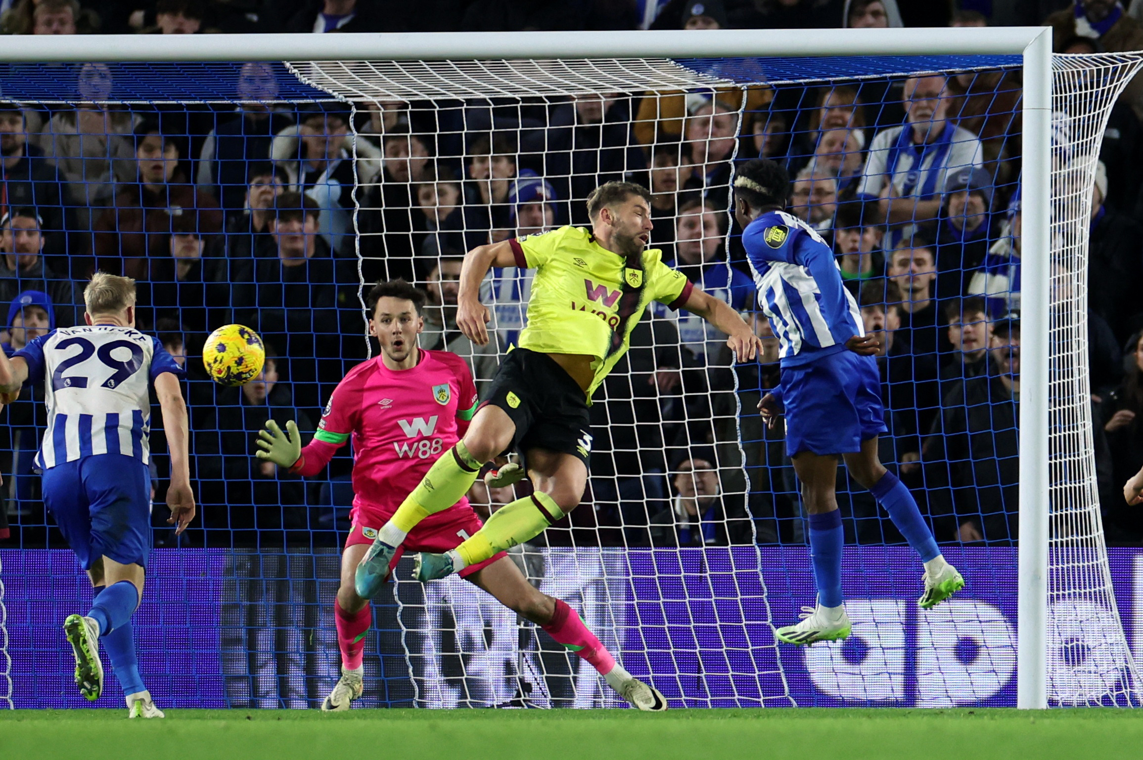 Keeper Trafford the hero as struggling Burnley draw 1-1 at Brighton