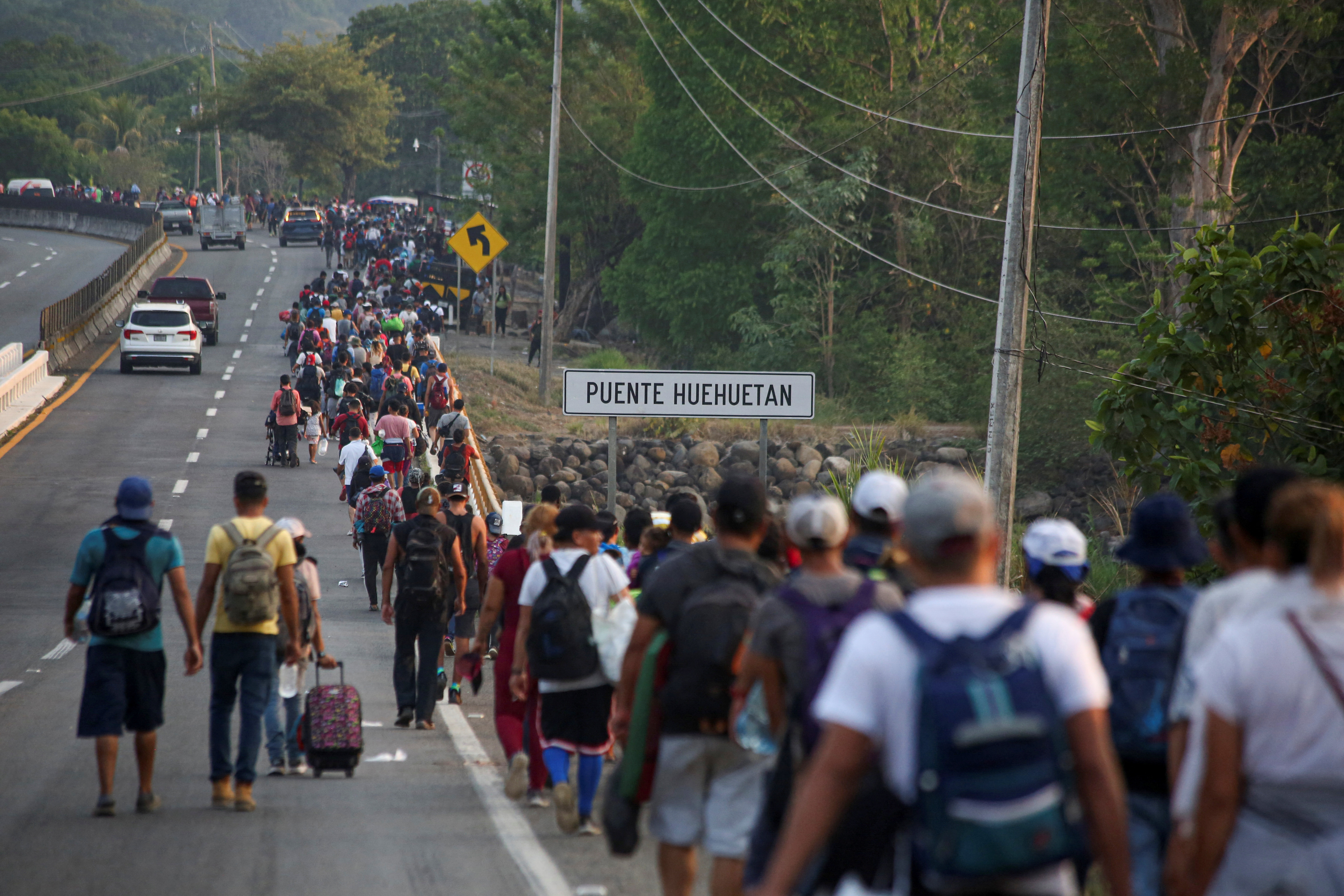 New migrant caravan heads for Mexico City to speed up legal route