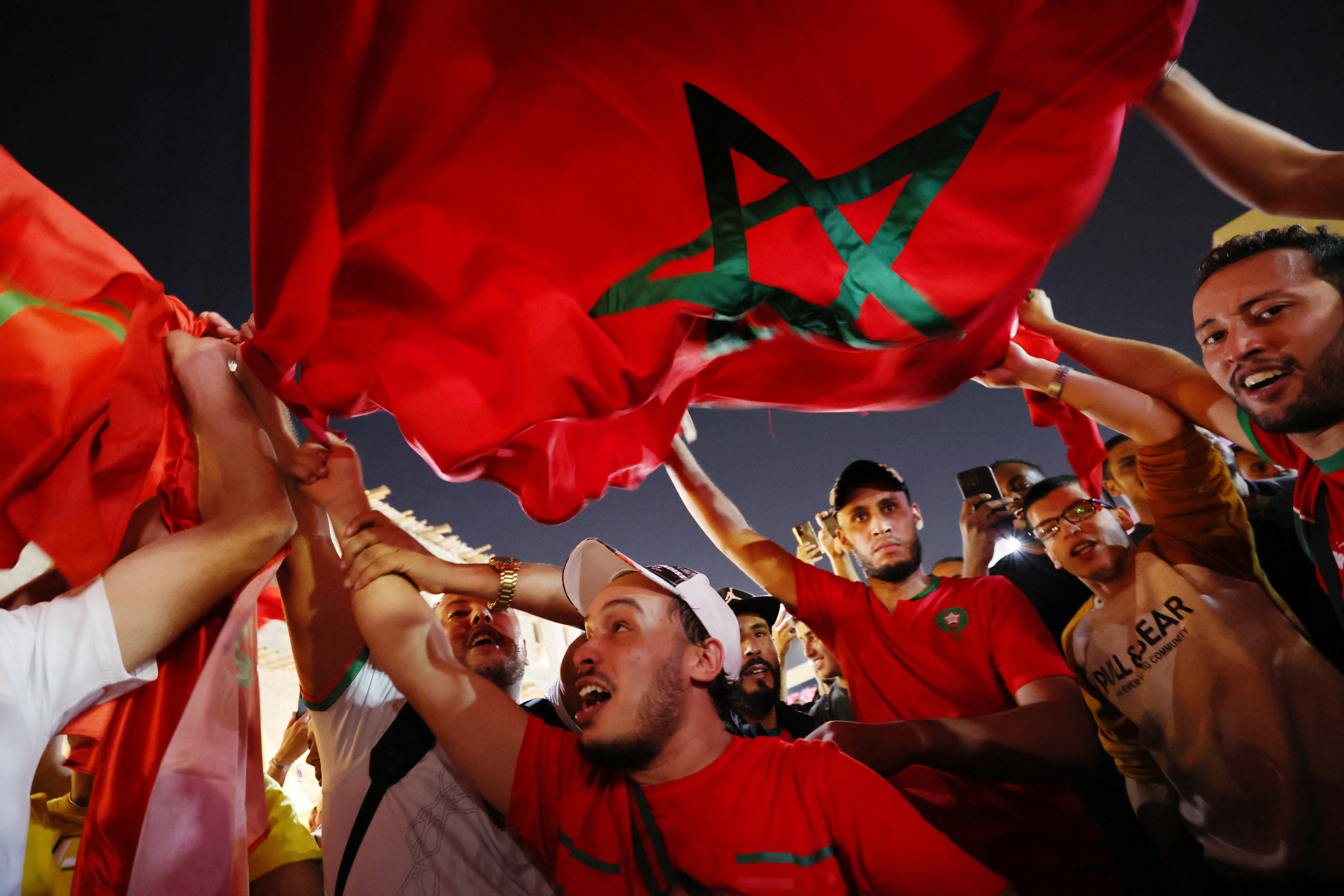 Morocco Win In World Cup Brings Celebration Across Africa