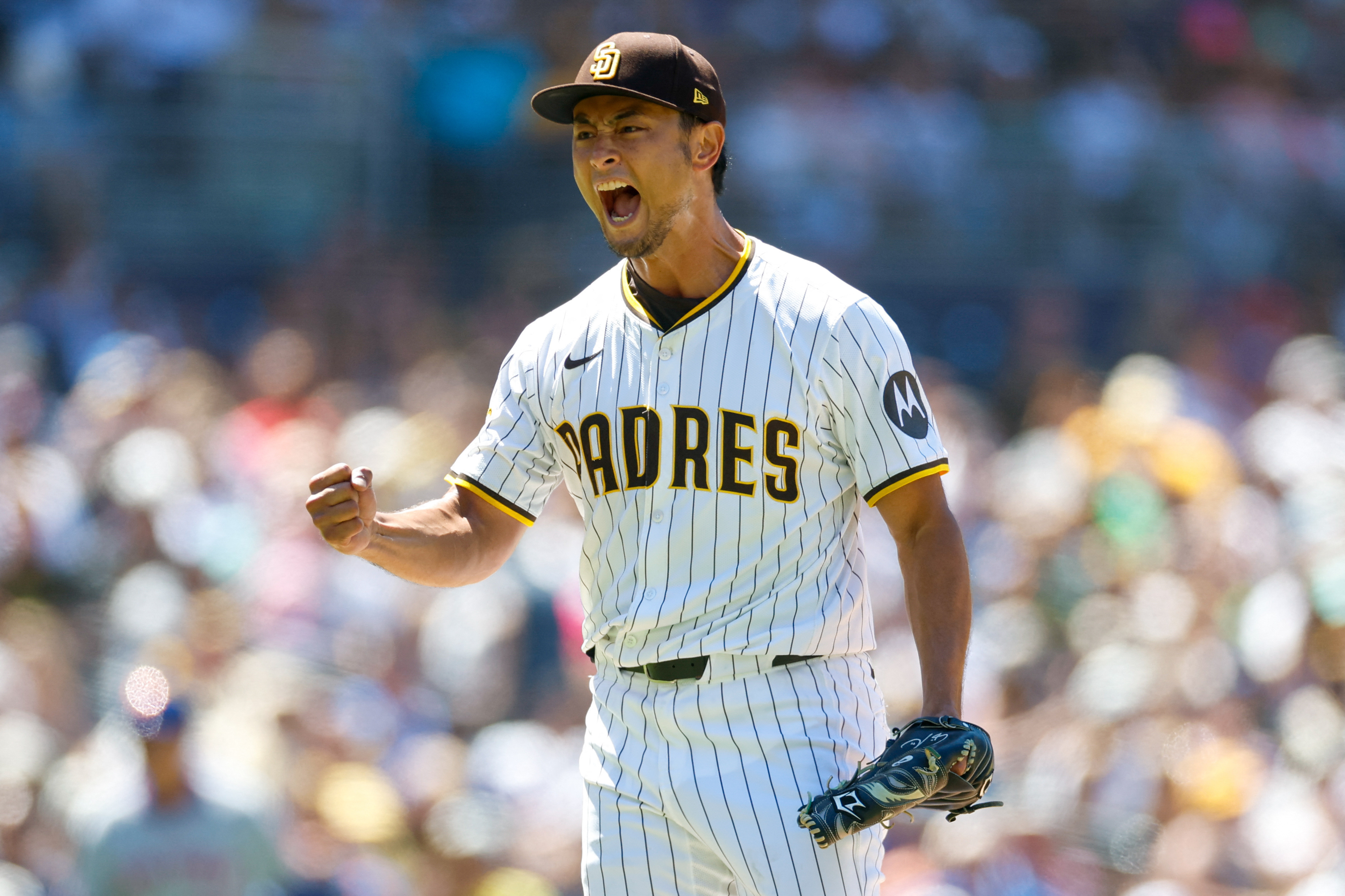 MLB＝ダルビッシュが日米通算最多204勝、大谷は四回に緊急降板