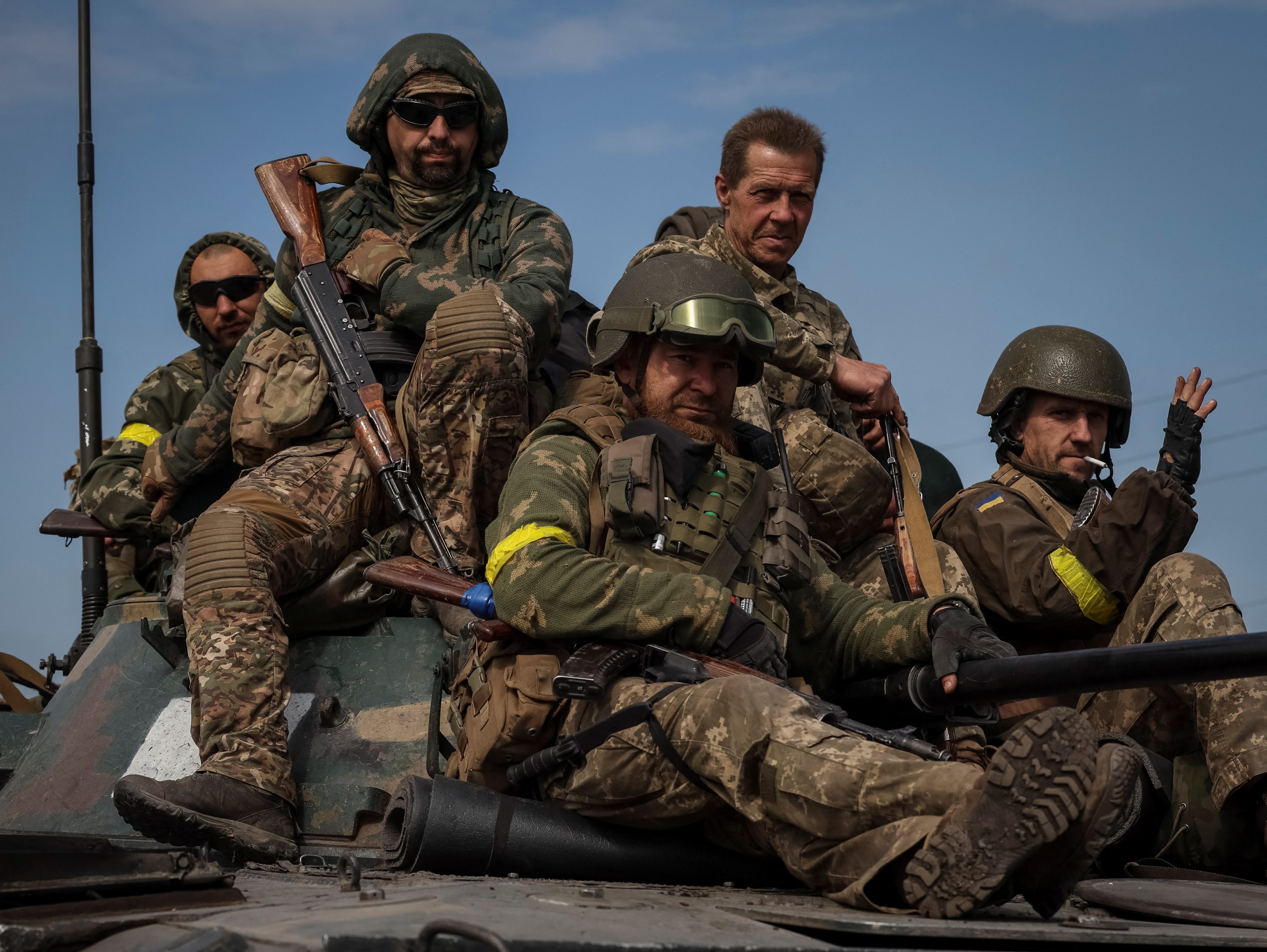 Начало войны в 2024 году. Солдаты России на Украине. Британские и украинские военные.
