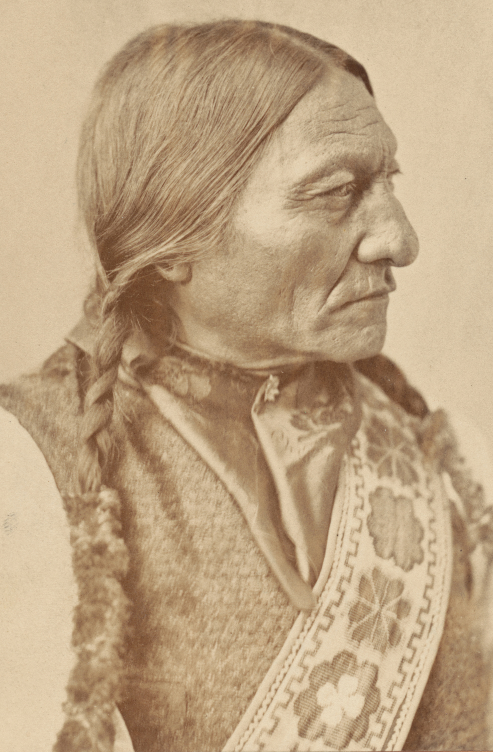 Famed 19th century Native American leader Sitting Bull, who died in 1890, is seen in this picture from circa 1885