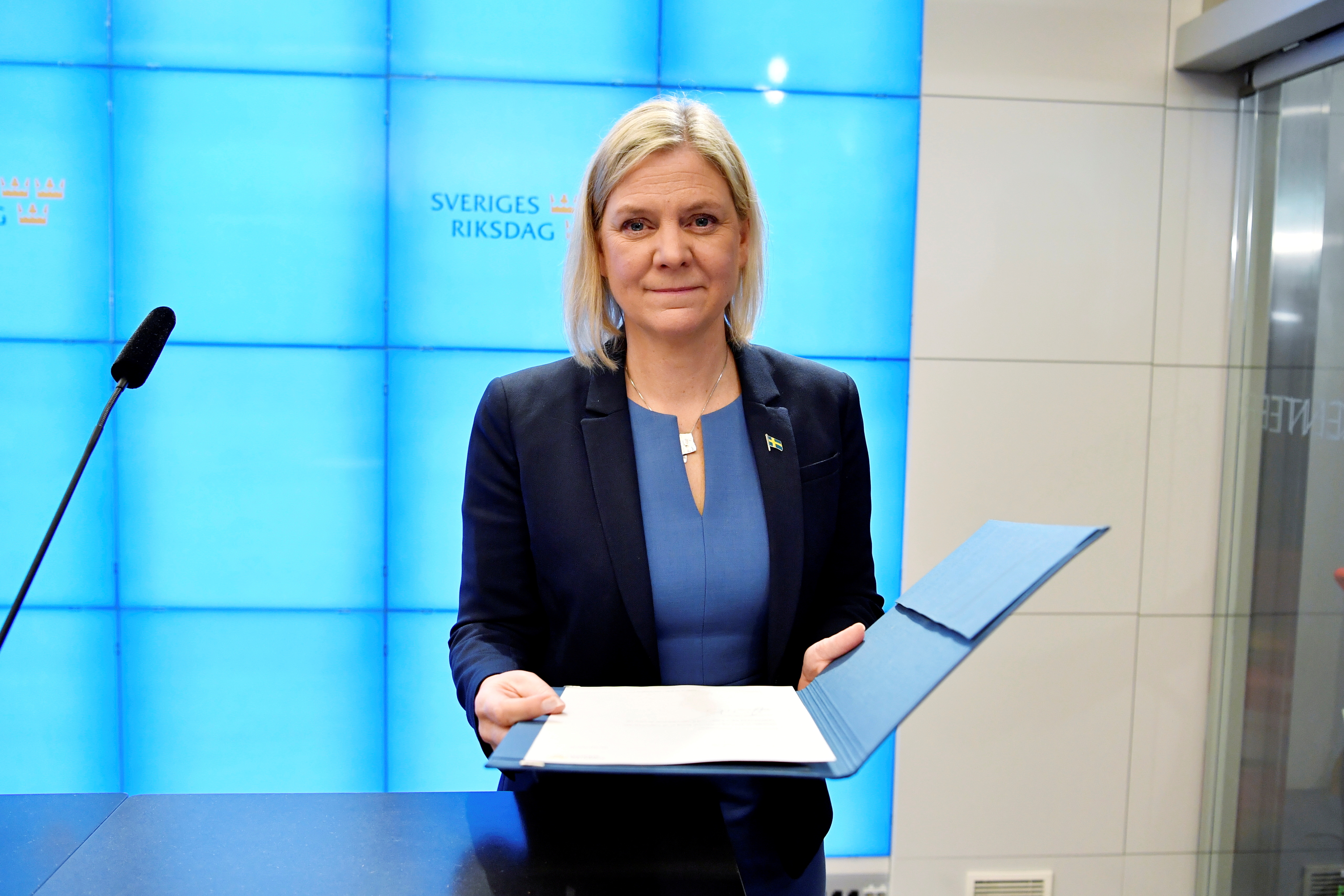Swedish parliament confirms Social Democrat leader Andersson as new PM
