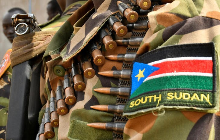 South Sudanese soldiers prepare for Pope's visit in Juba