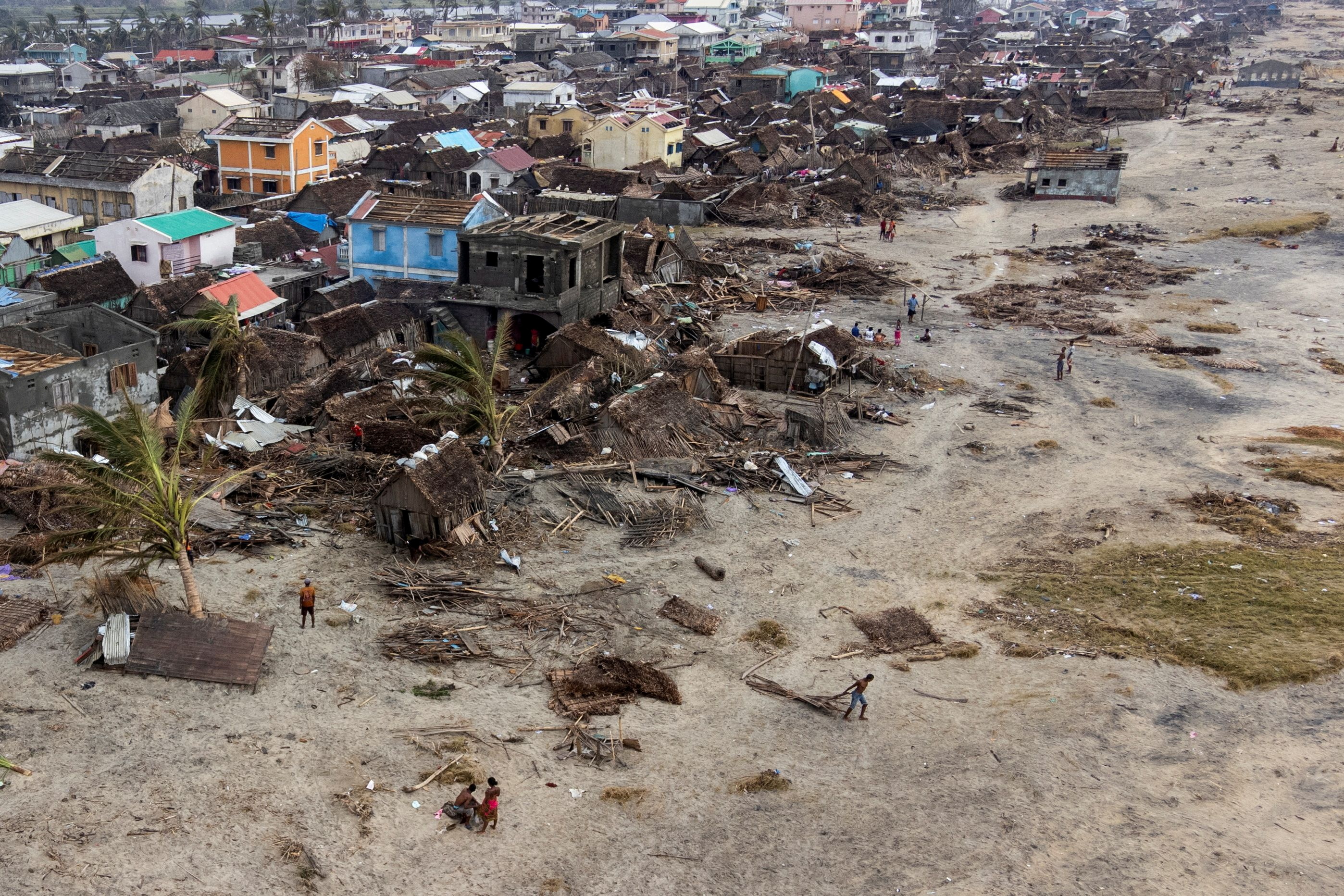 Aftermath of Cyclone Batsirai