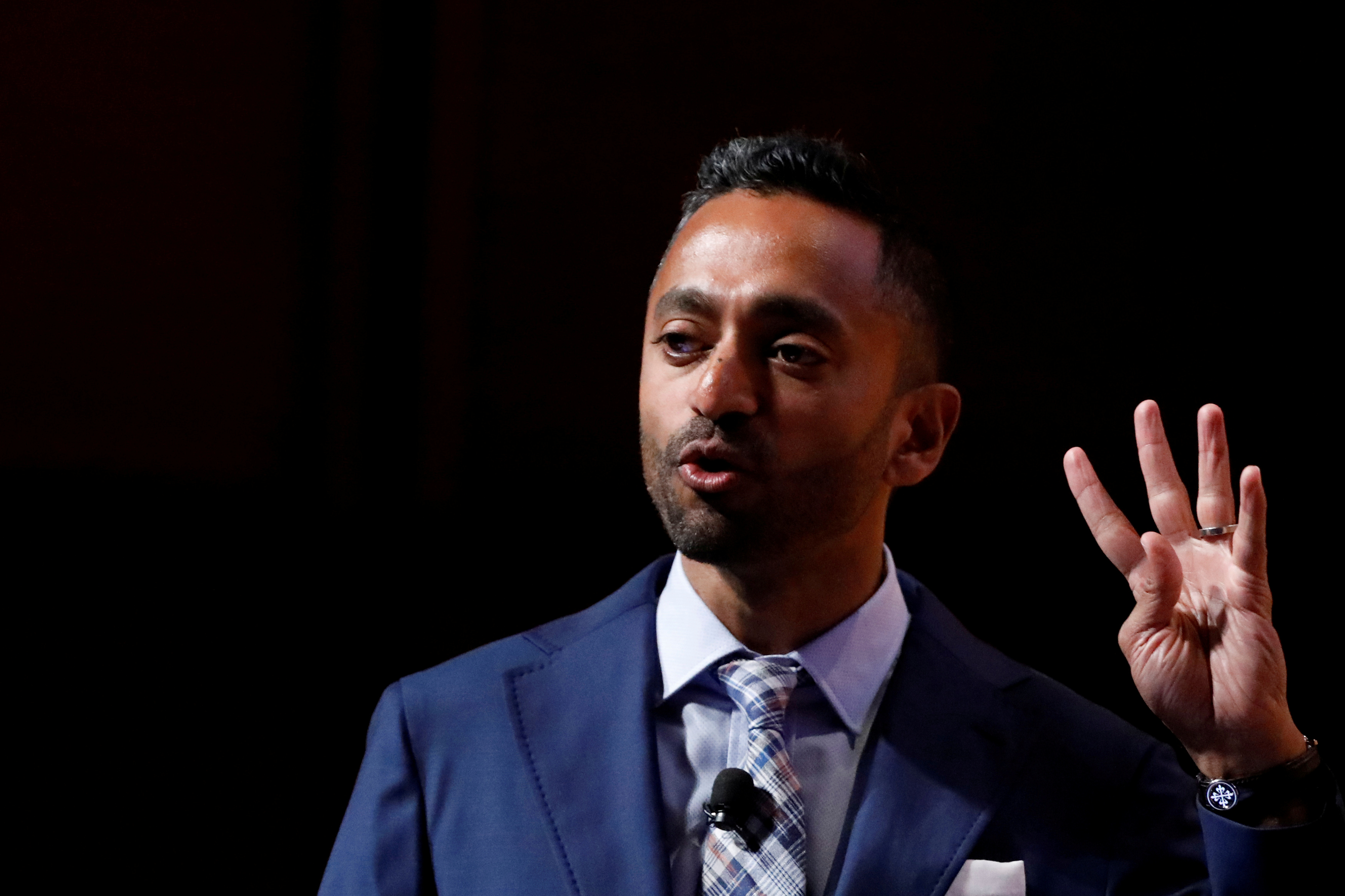 Chamath Palihapitiya, founder and CEO of Social Capital, at a conference in 2017