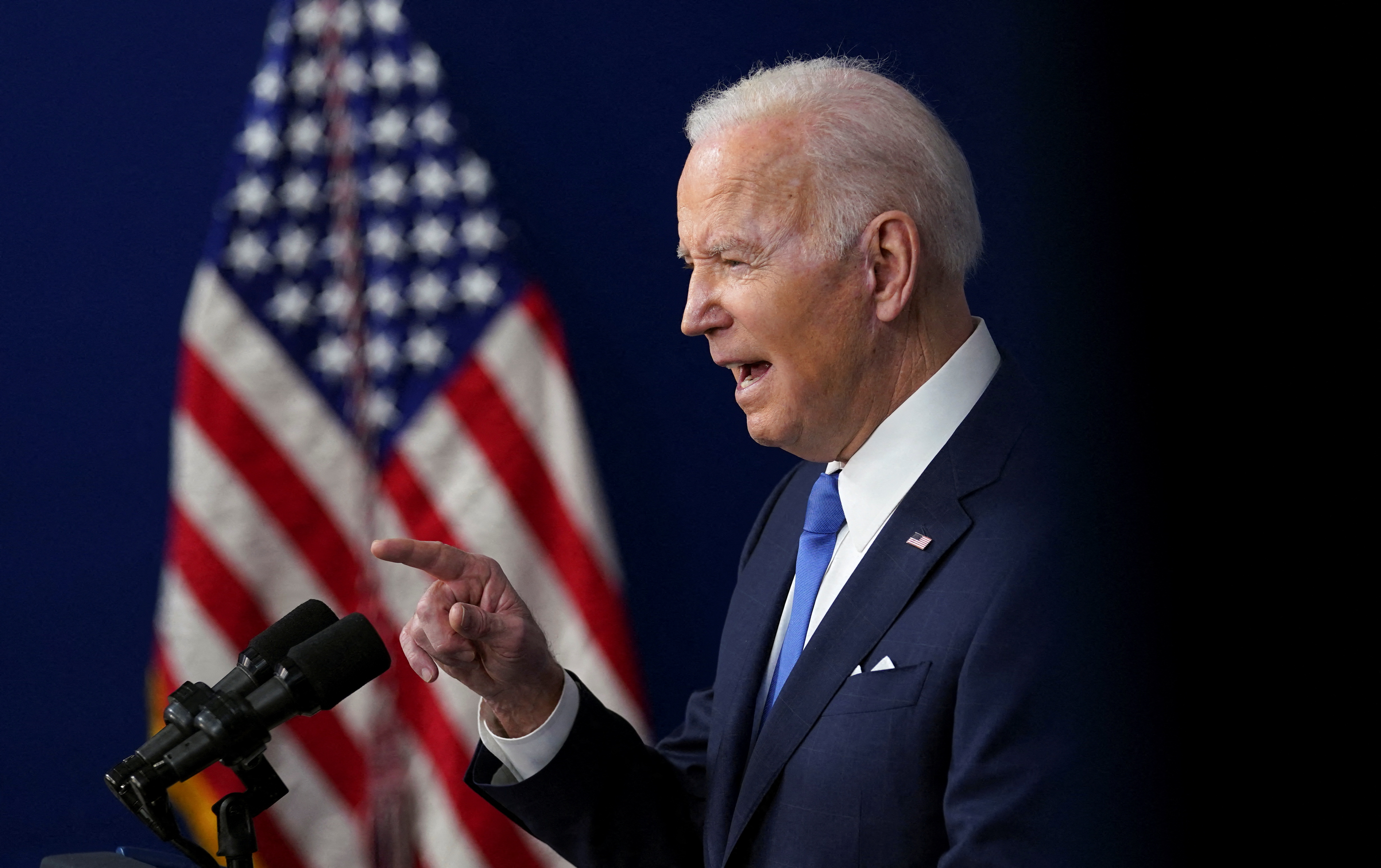 President Biden speaks about the Bipartisan Infrastructure Law in Washington