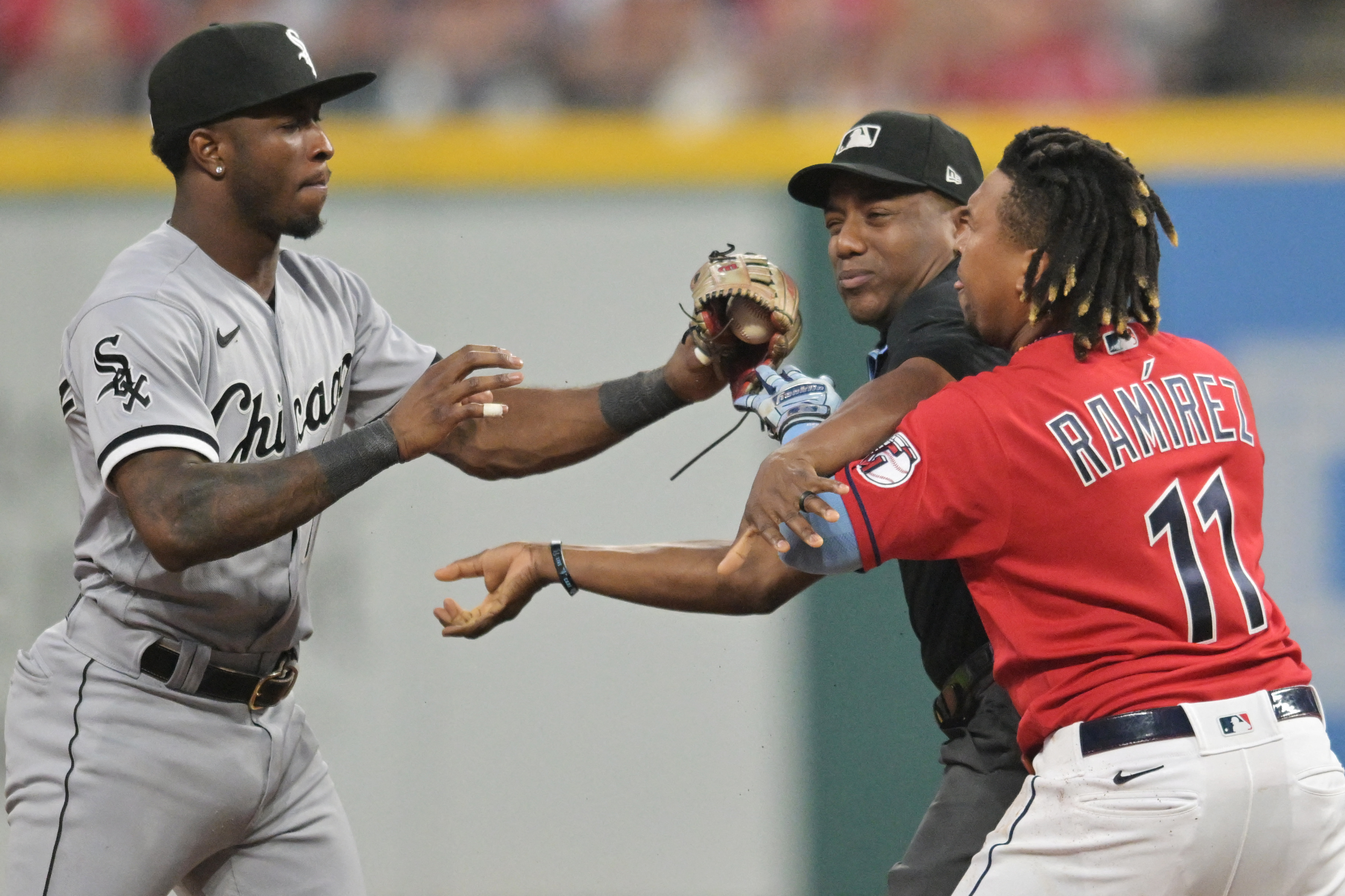 White Sox's win over Guardians marred by brawl, ejections