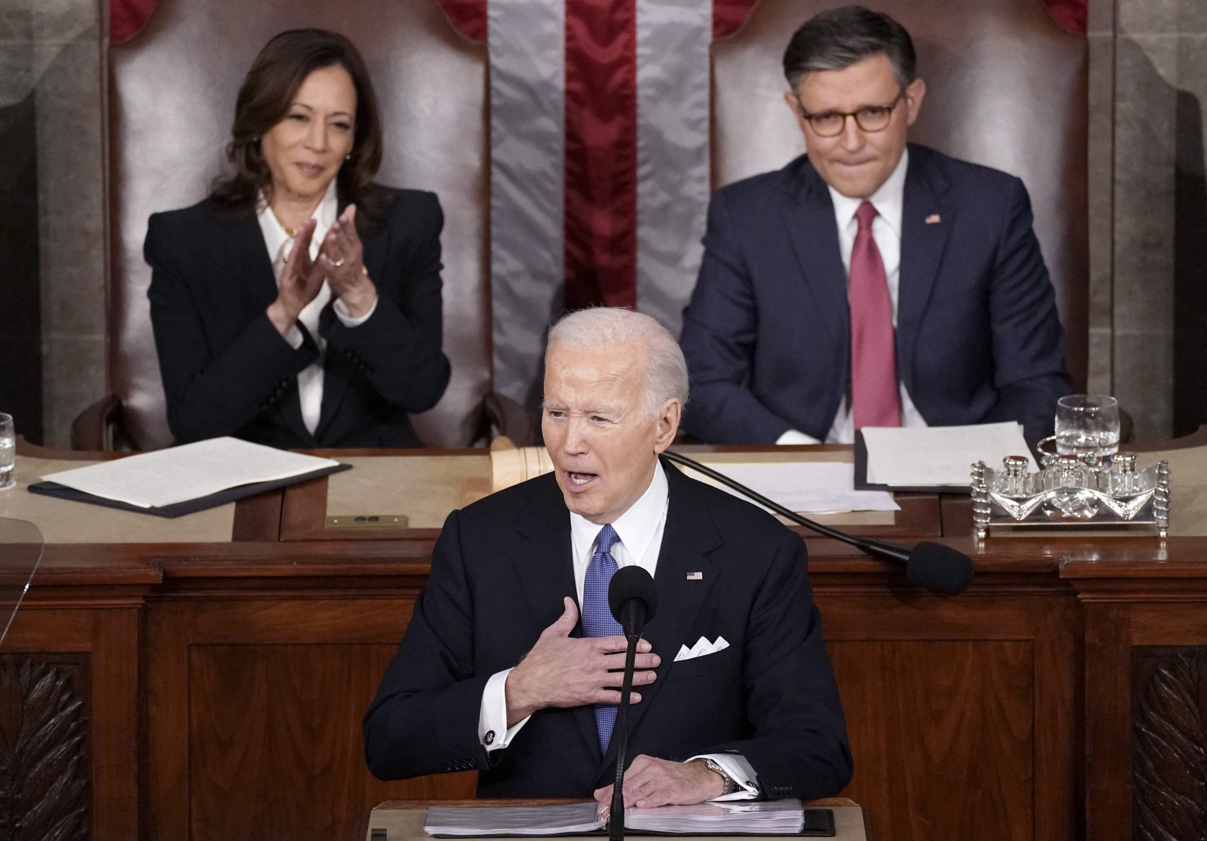 U.S. President Joe Biden delivers State of the Union address at U.S. Capitol in Washington