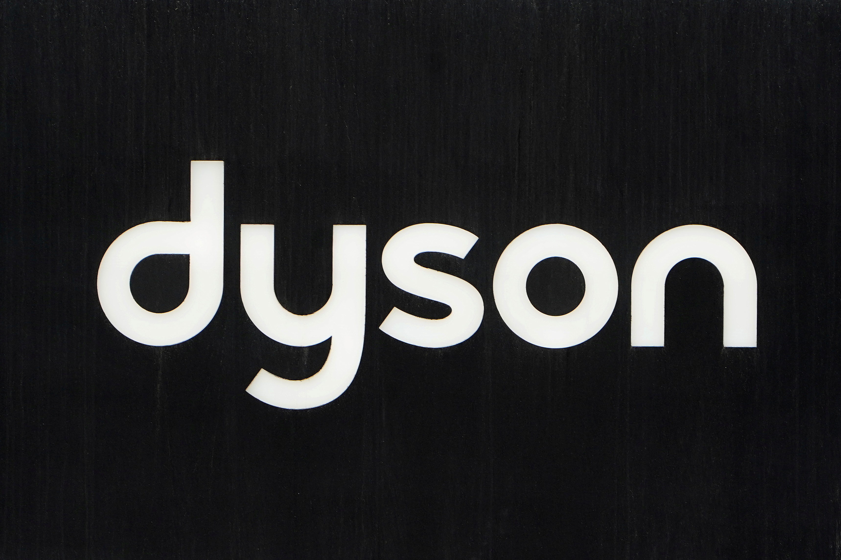 A Dyson logo is seen on 5th Ave in New York