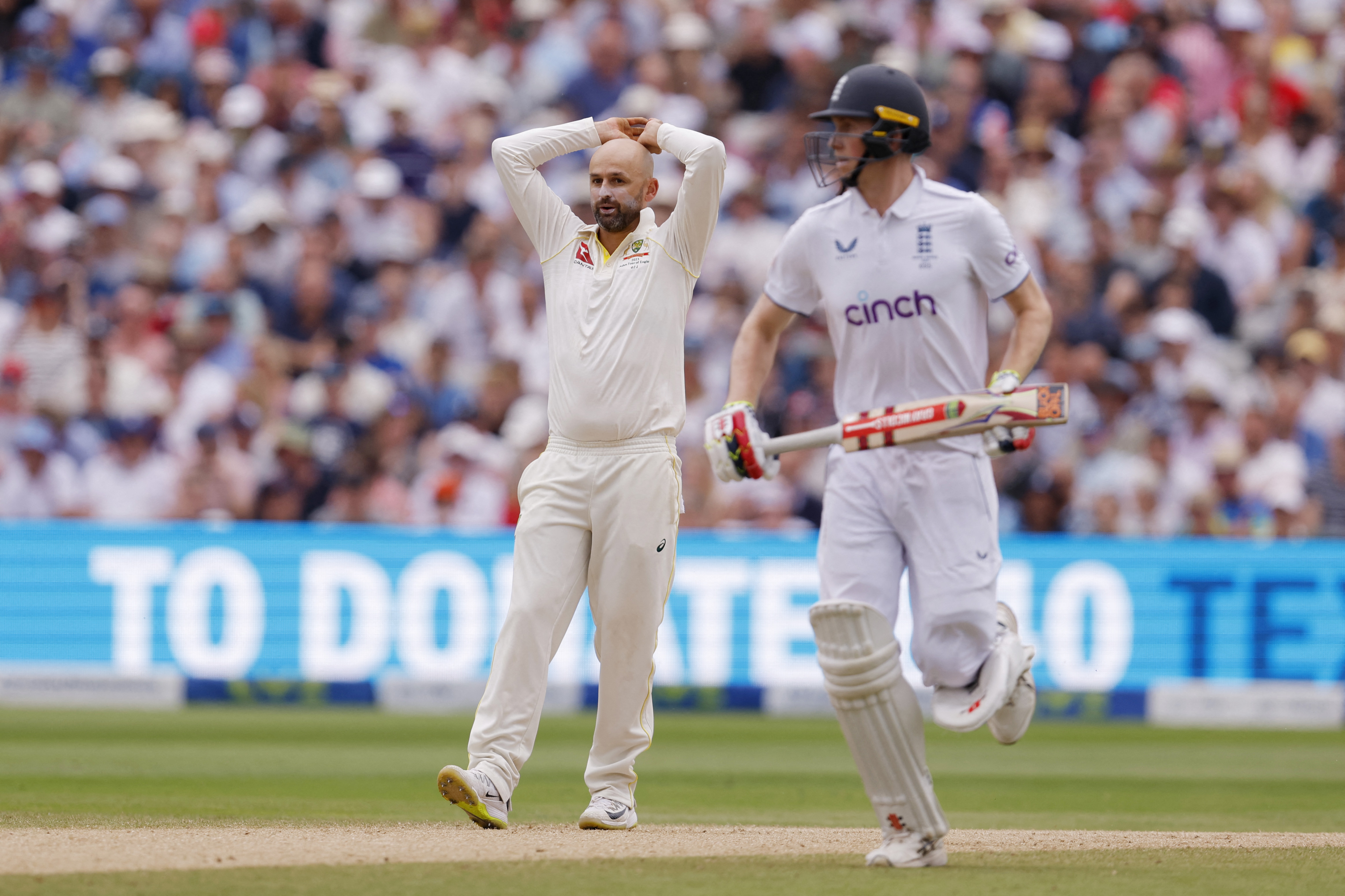 England 28-2 as rain halts opening Ashes test for second time Reuters