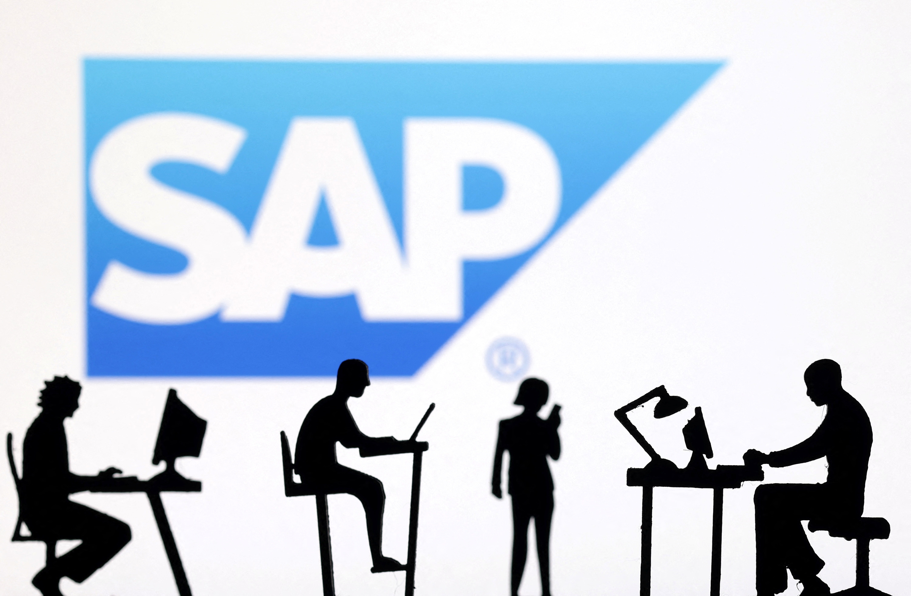 Illustration shows SAP logo