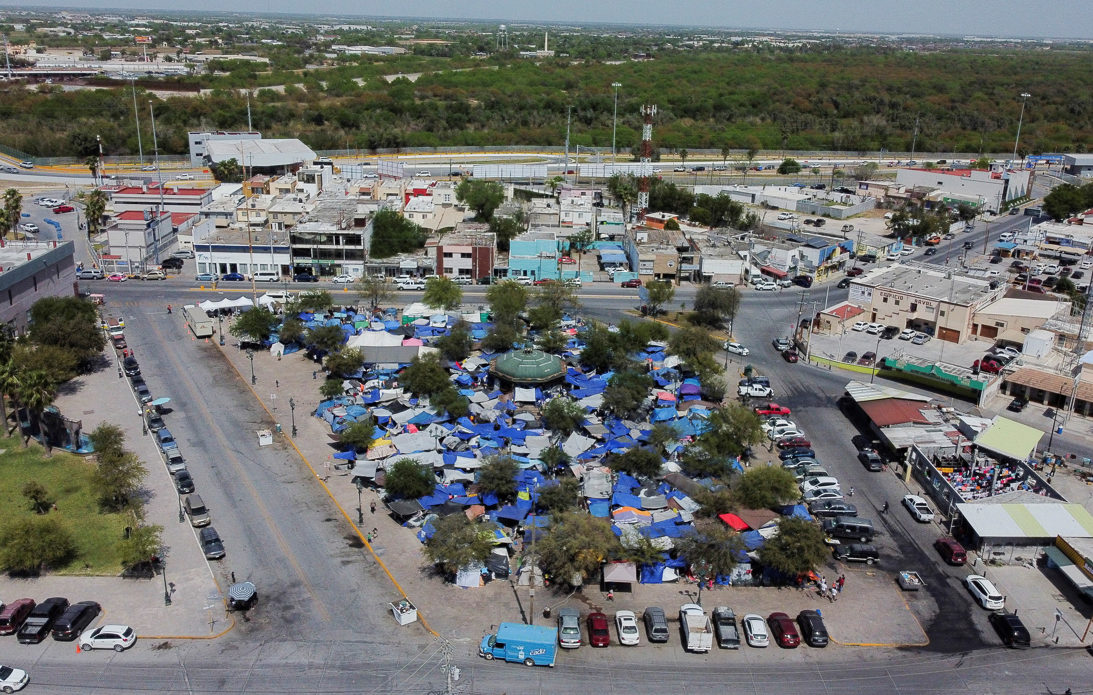 Migrants stuck in Mexico hopeful U.S. will lift COVID-era expulsion policy at border, in Reynosa