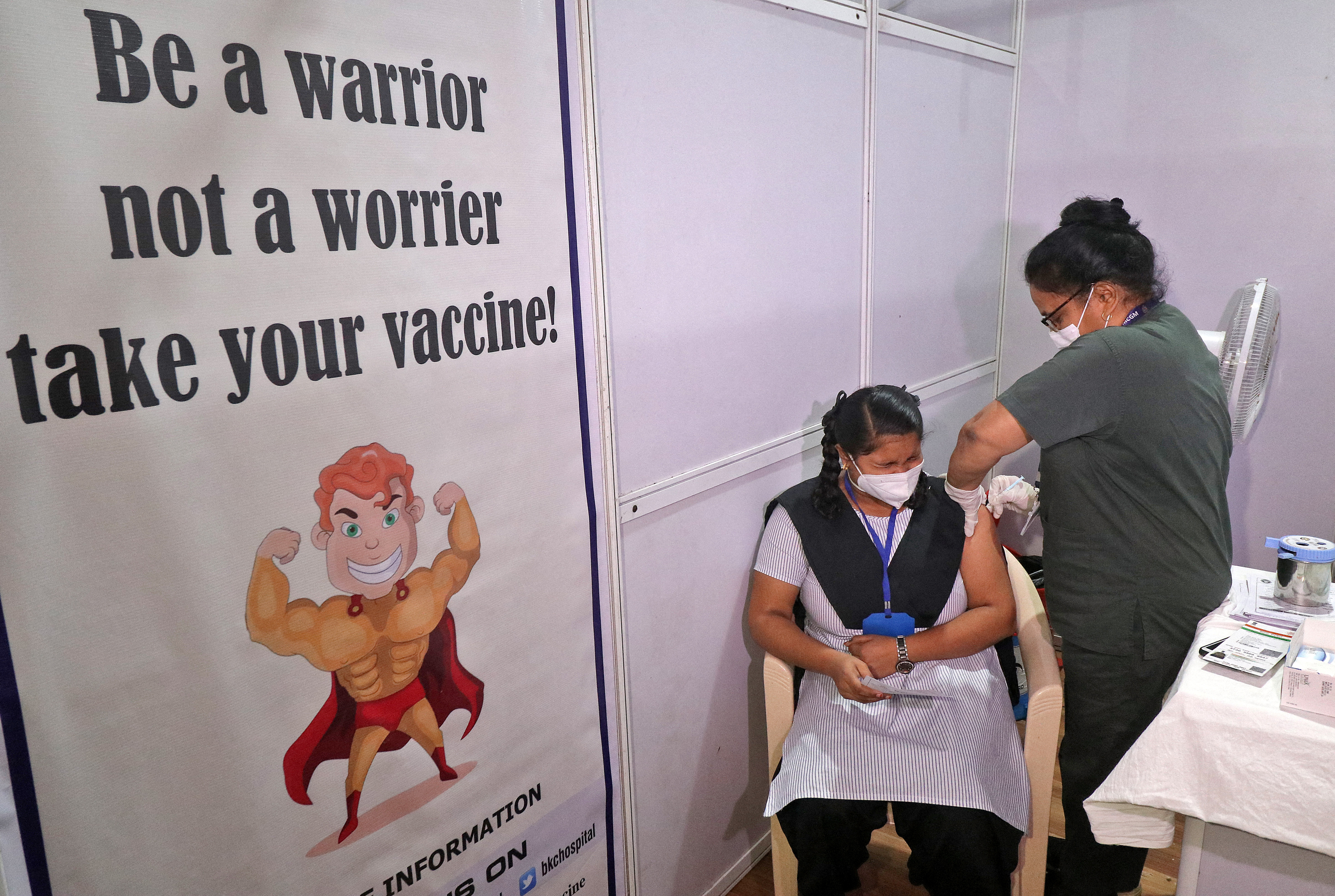 Coronavirus disease (COVID-19) vaccination drive for children aged 15-18 in Mumbai