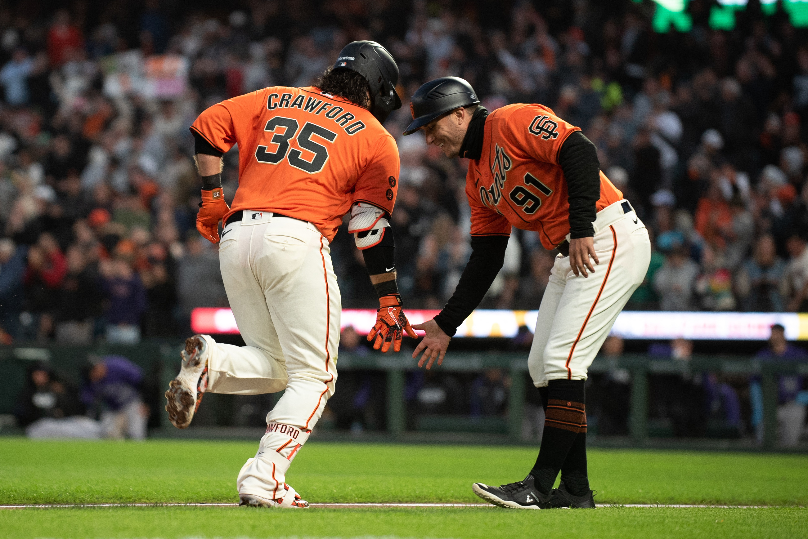 Giants Brandon Crawford appears in Super Bowl commercial - McCovey