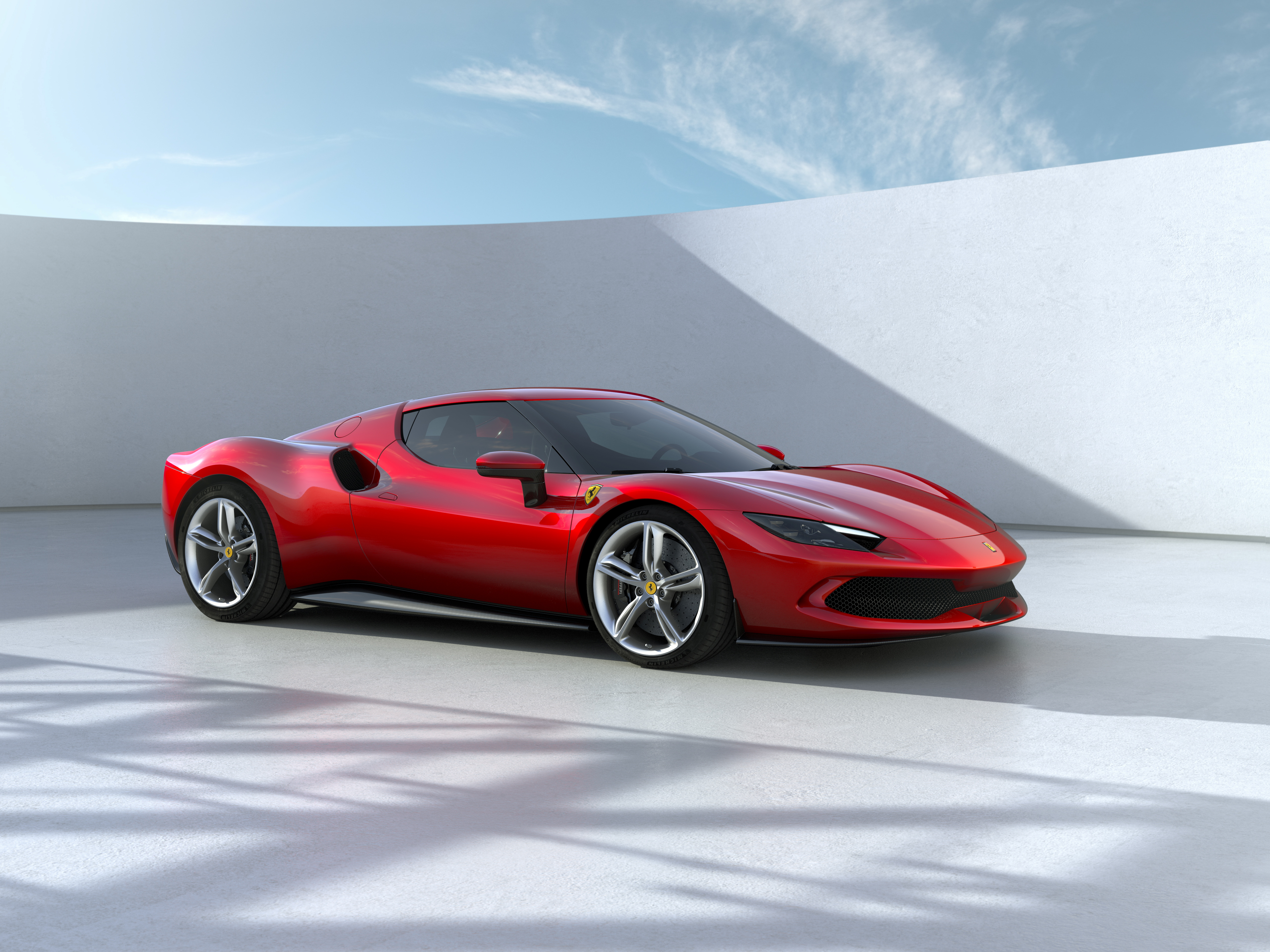 Ferrari unveils its new sports car