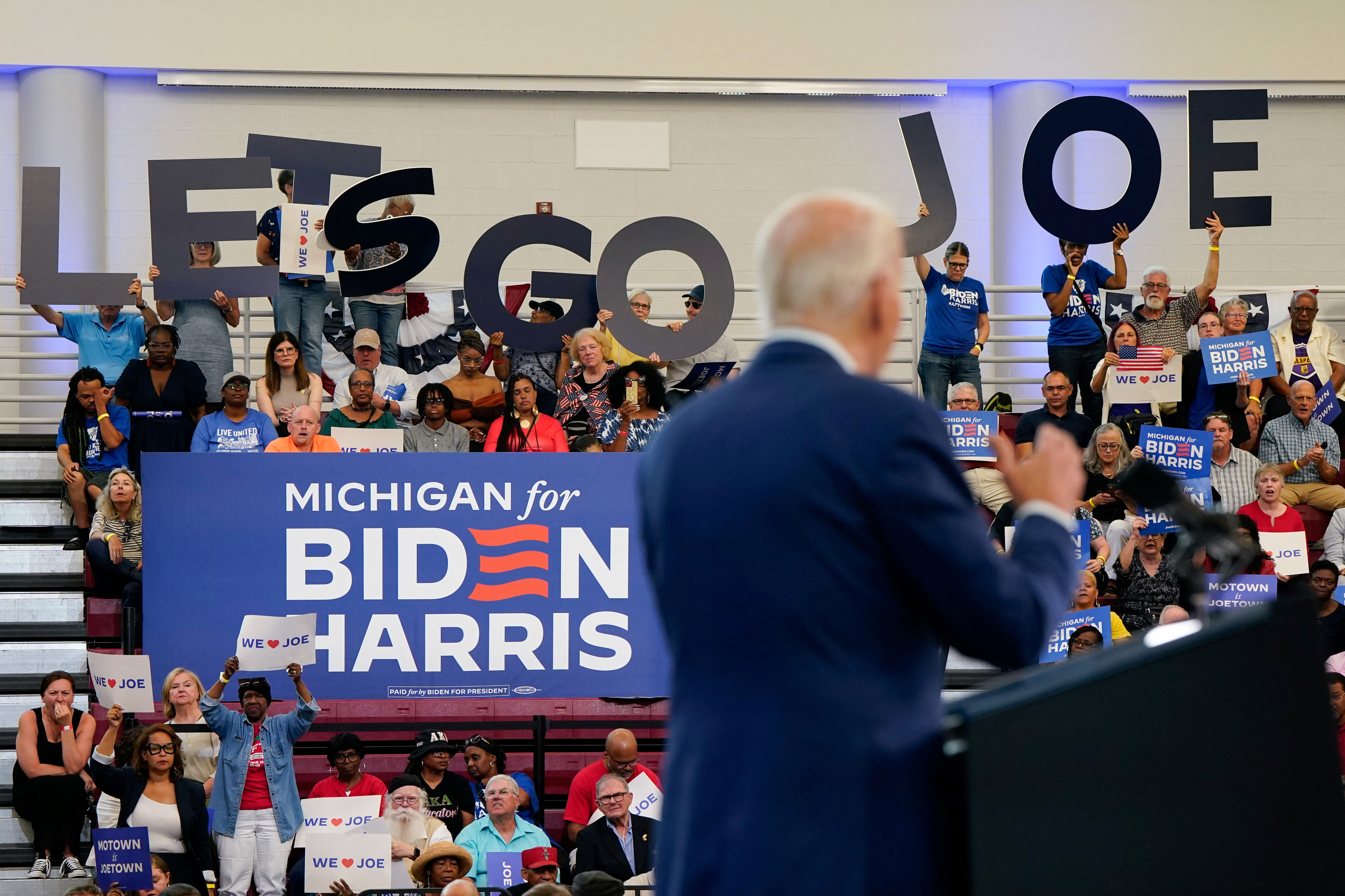 U.S. President Biden visits Michigan