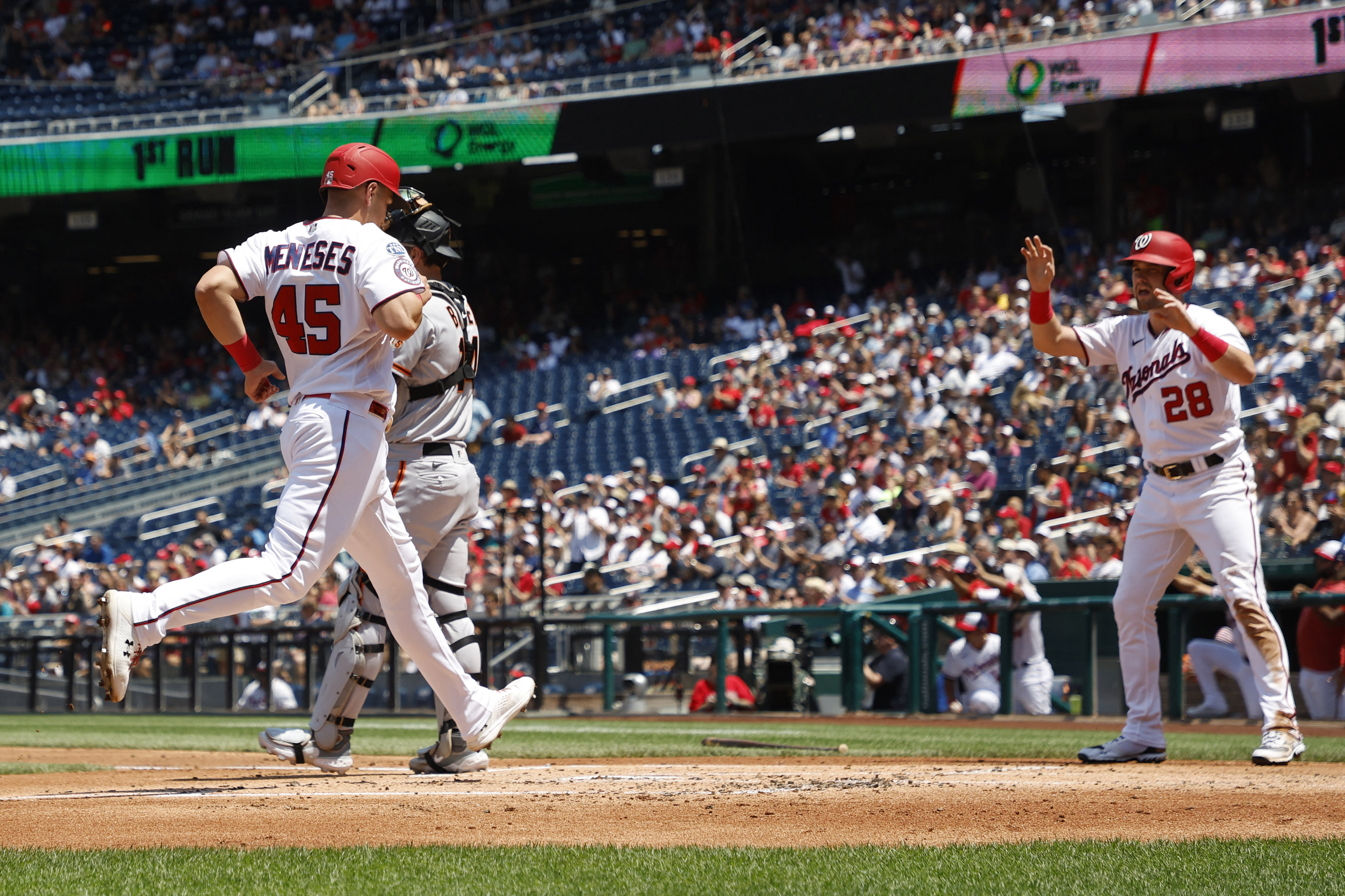 washington nationals throwback uniforms - and sweep of the giants  07.05.2012