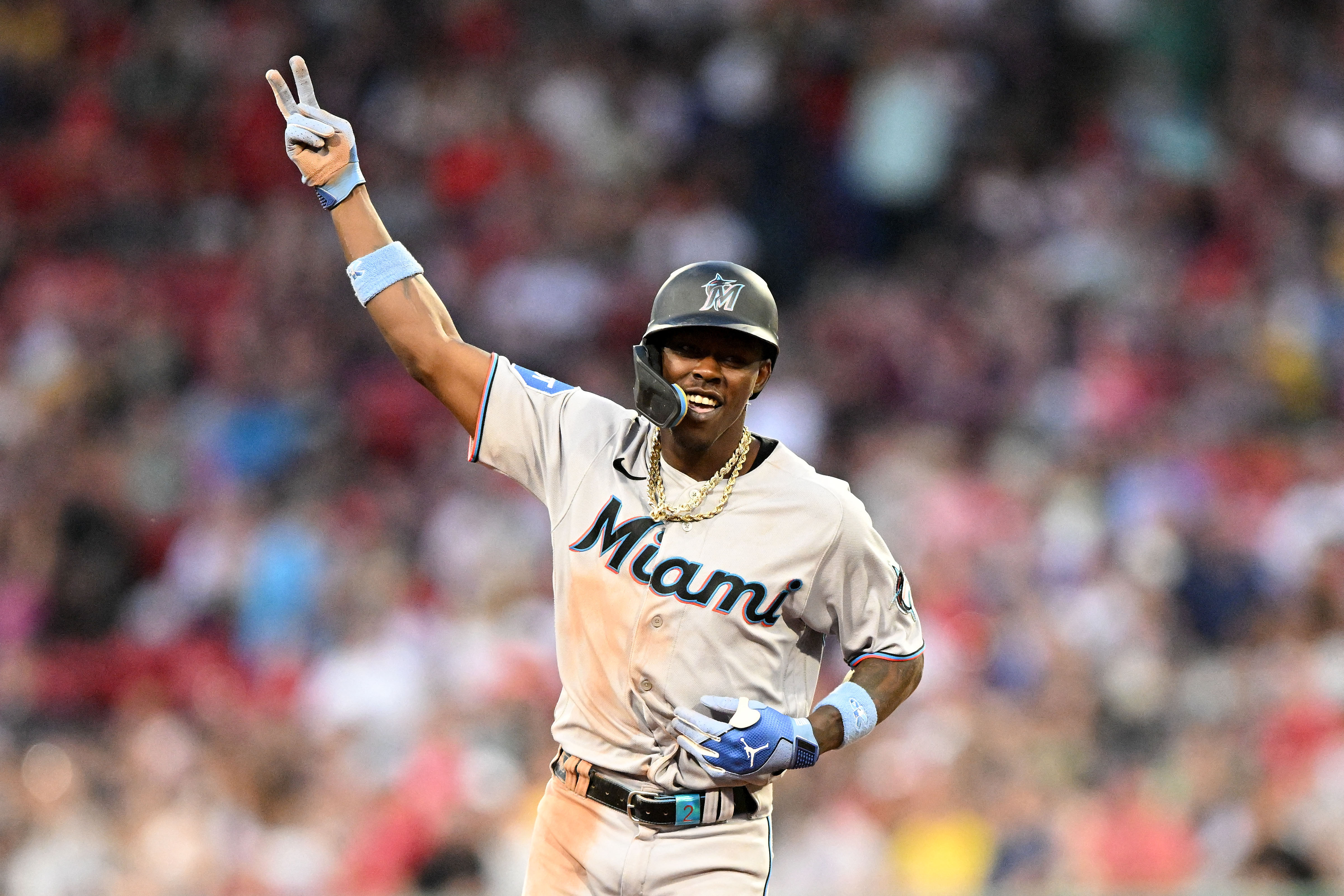 After rain delay, Marlins roar past Red Sox, are on verge of historic  three-game sweep of Boston