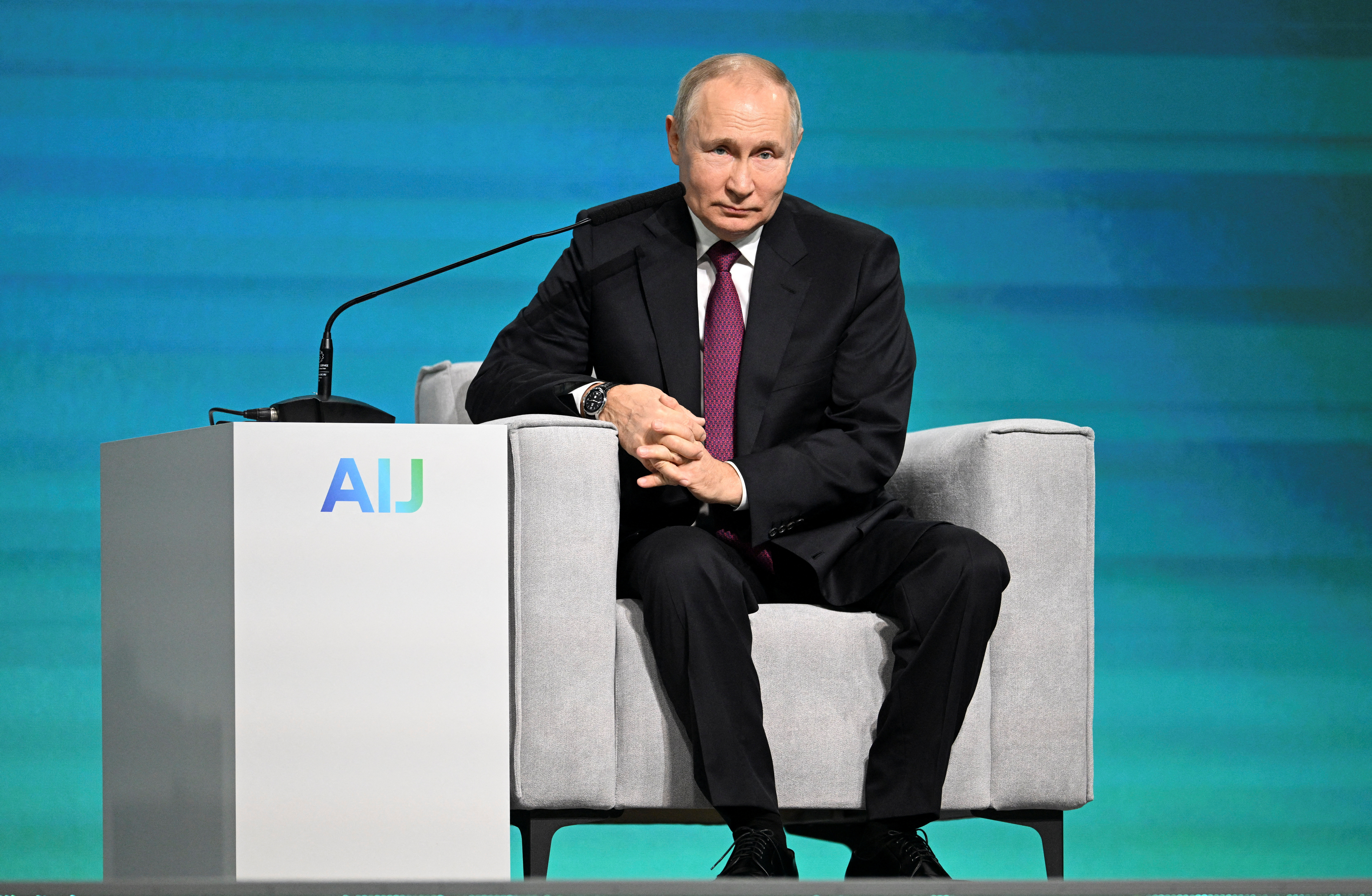 Russian President Putin attends AI Journey Conference